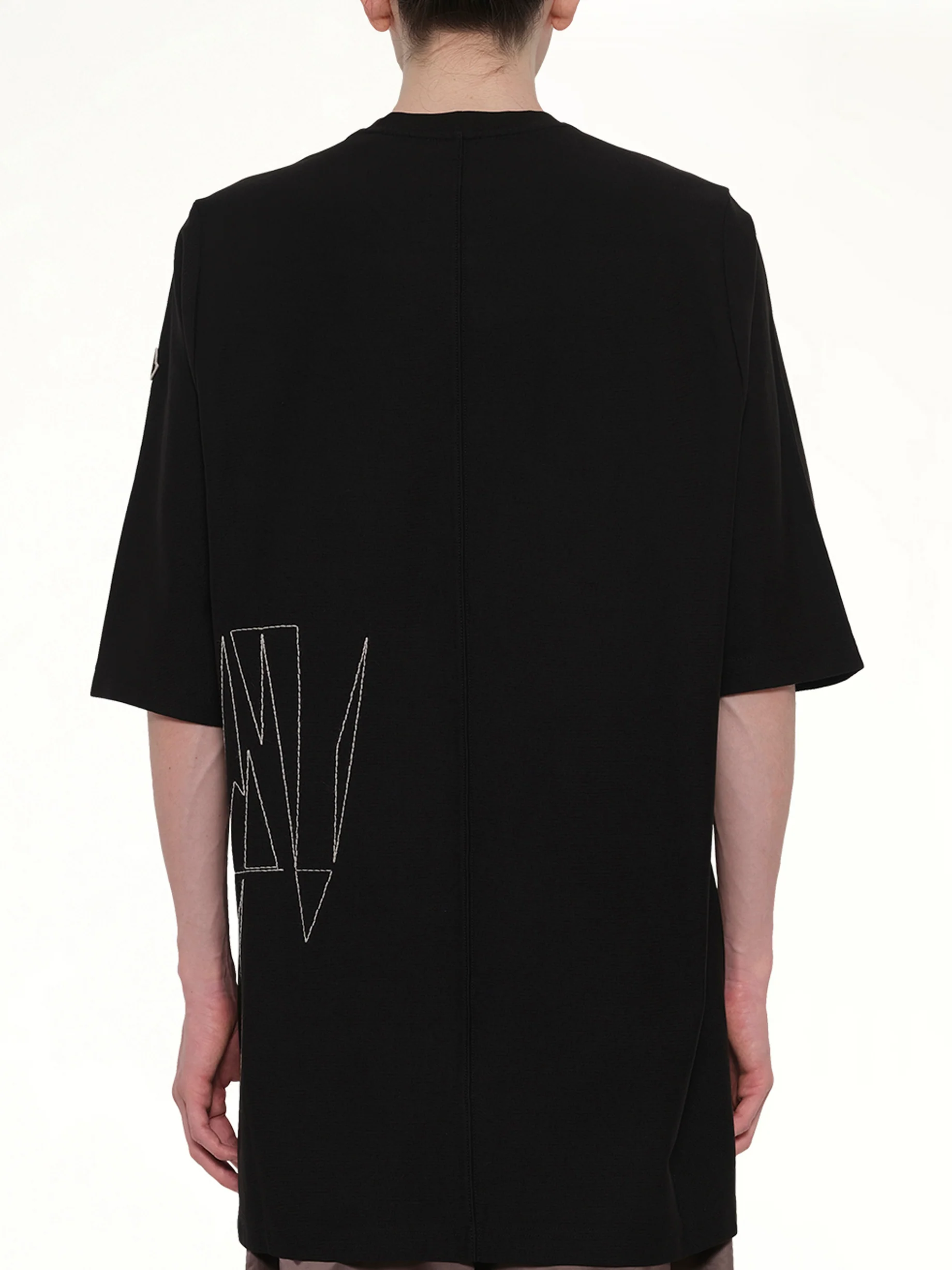 Rick Owens x Moncler Jumbo SS T in Black - Image 5