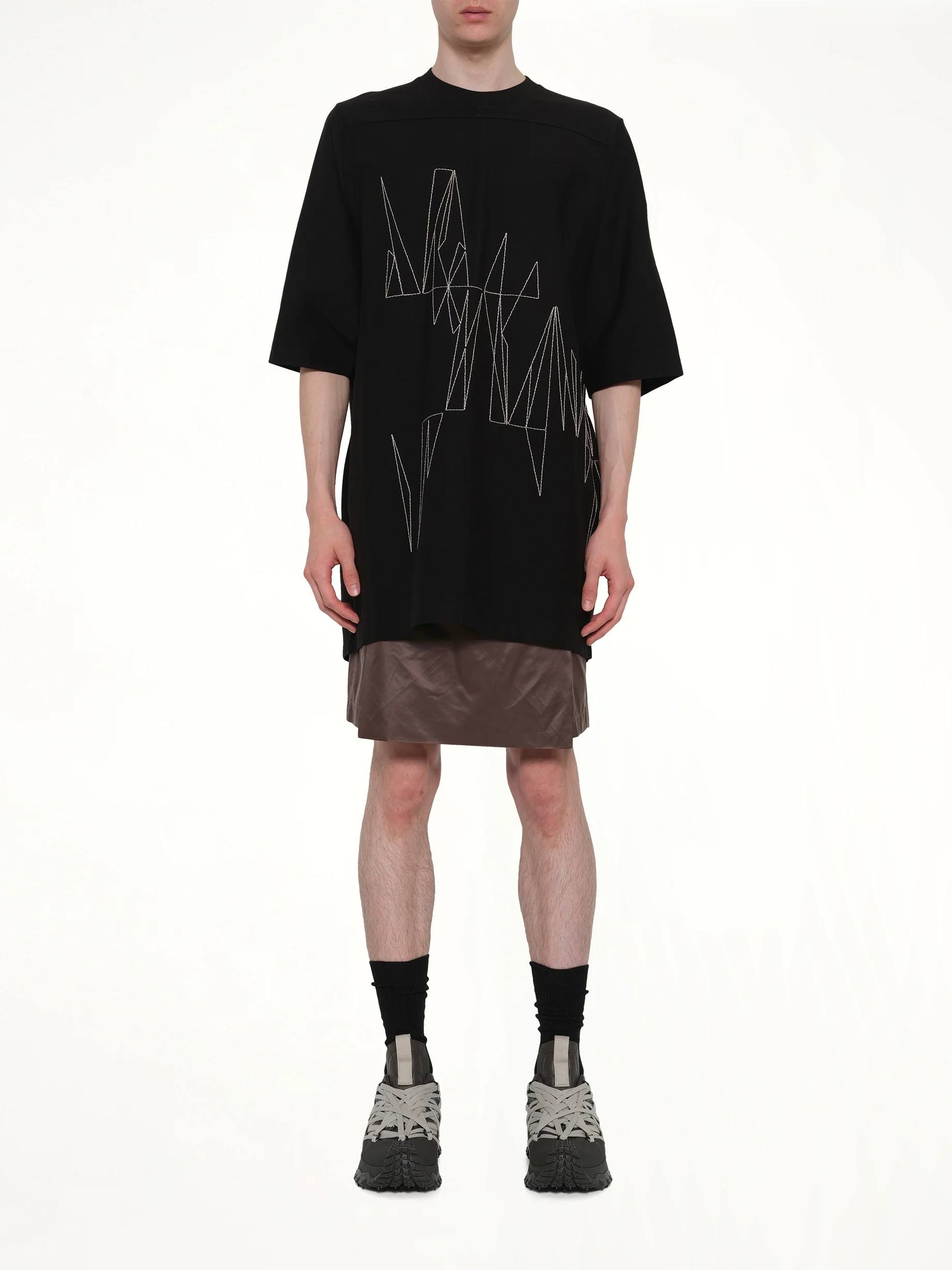 Rick Owens x Moncler Jumbo SS T in Black - Image 7