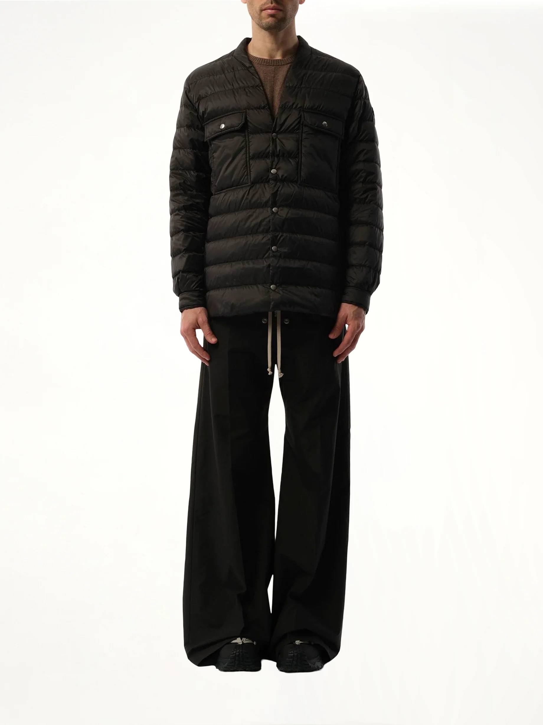 Rick Owens x Moncler Padded Outershirt in Black - Image 4
