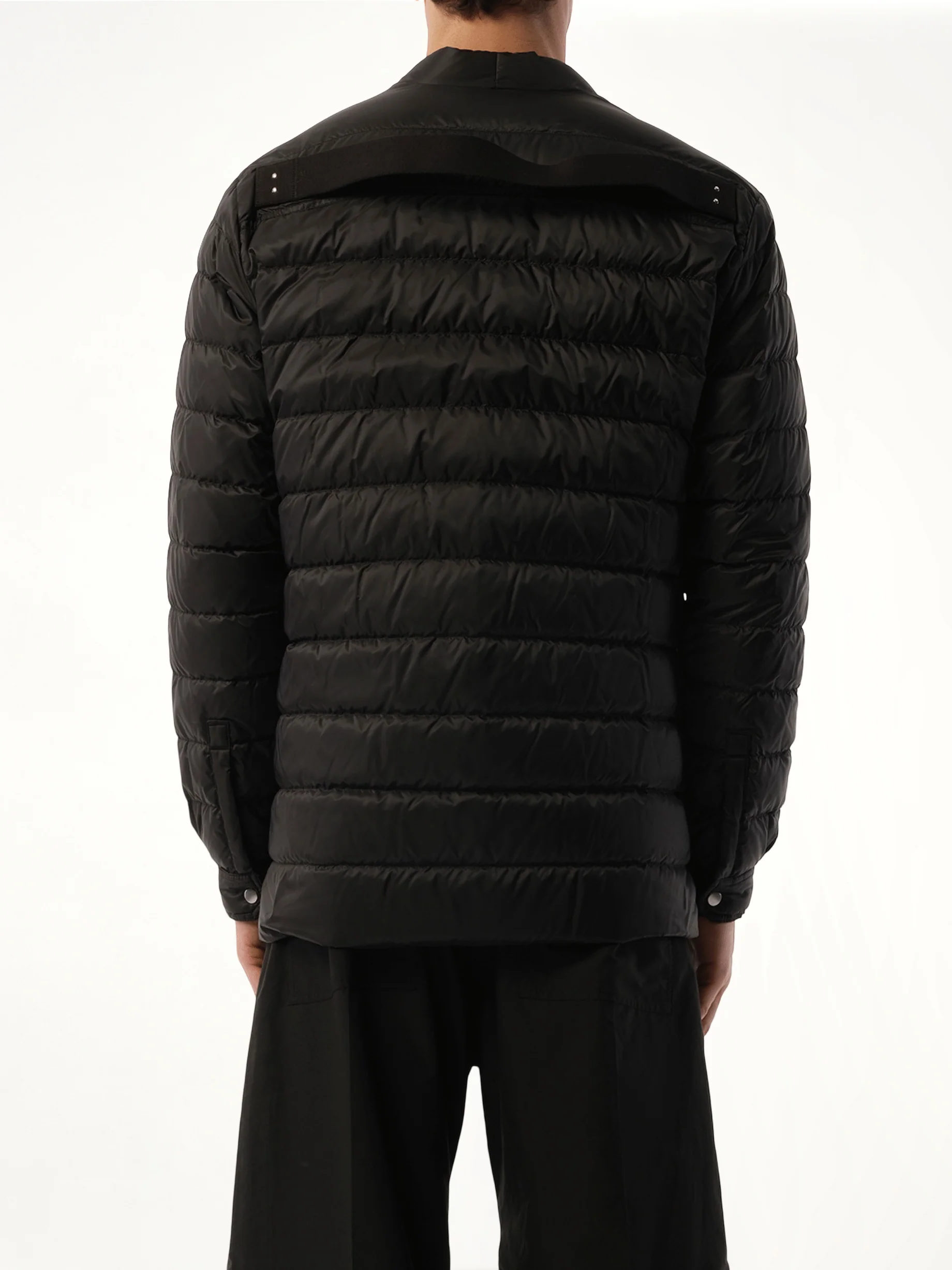 Rick Owens x Moncler Padded Outershirt in Black - Image 6