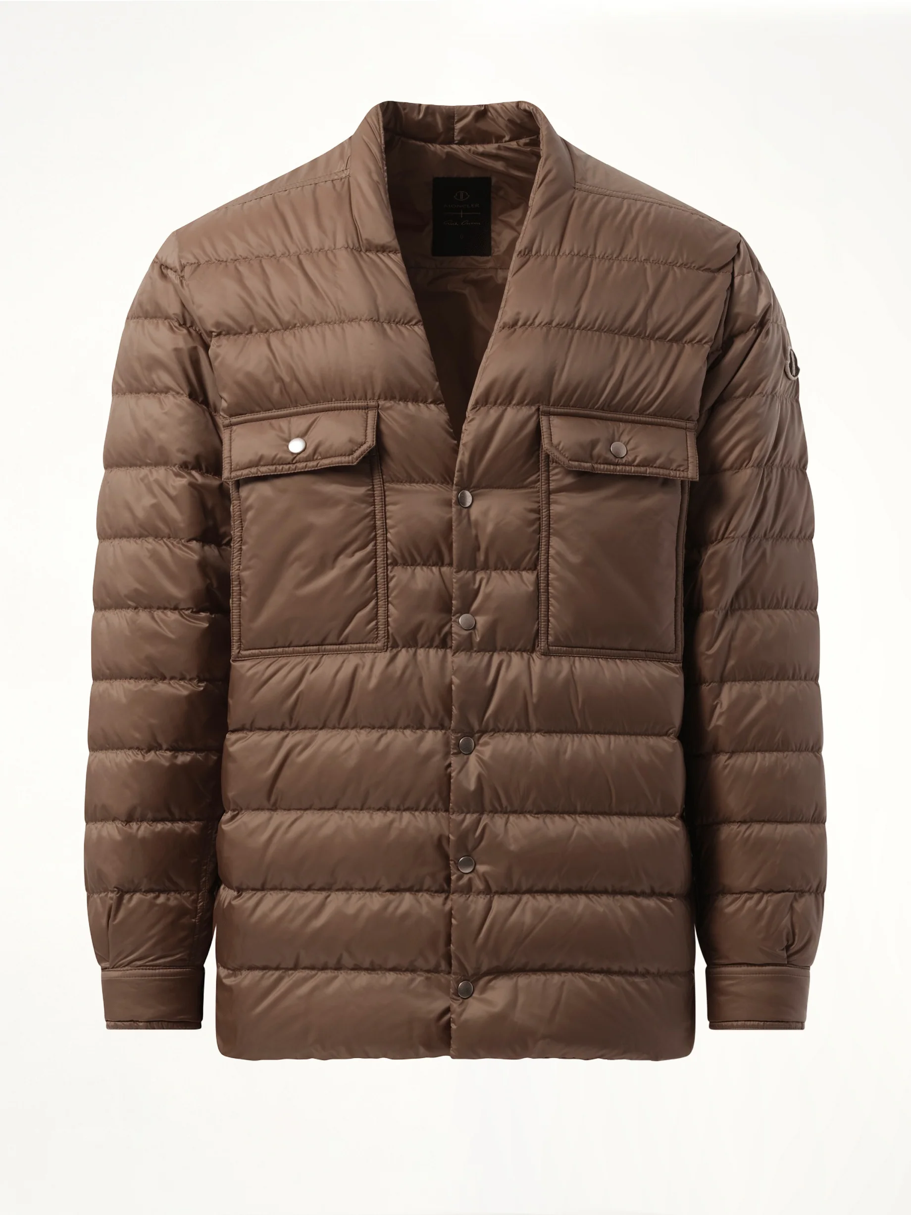 Rick Owens x Moncler Padded Outershirt in Dust - Image 2