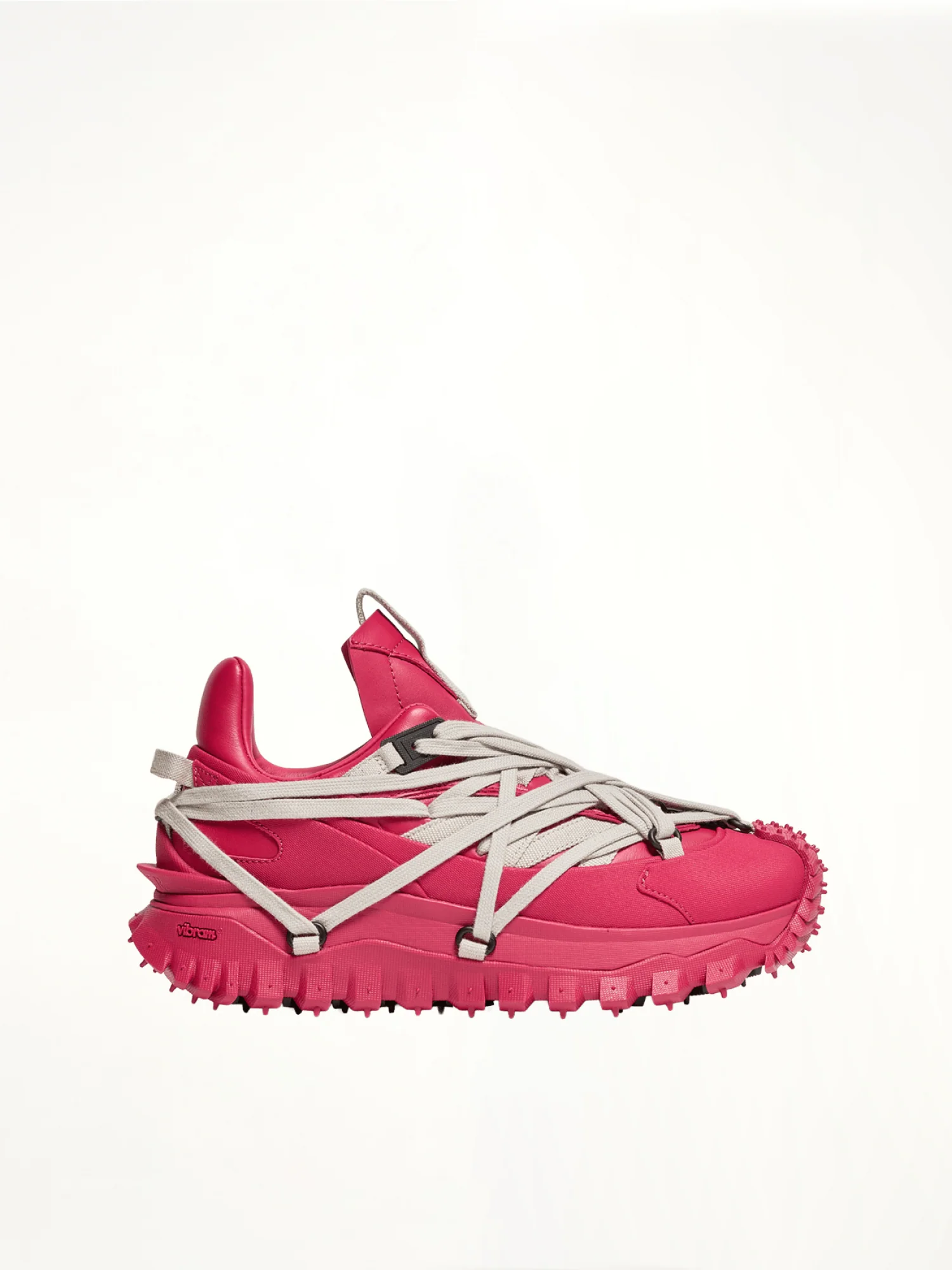 Rick Owens x Moncler Trail Grip Megalace Sneaker in Carnelian