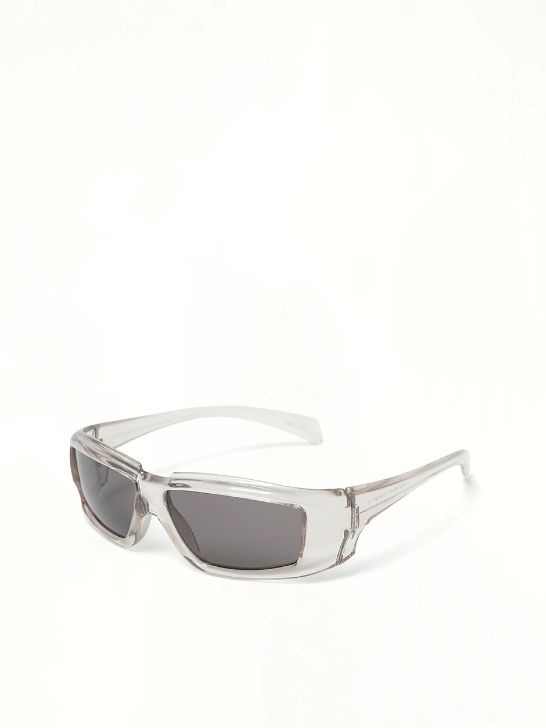 Rick Transparent Sunglasses in Black - Image 2