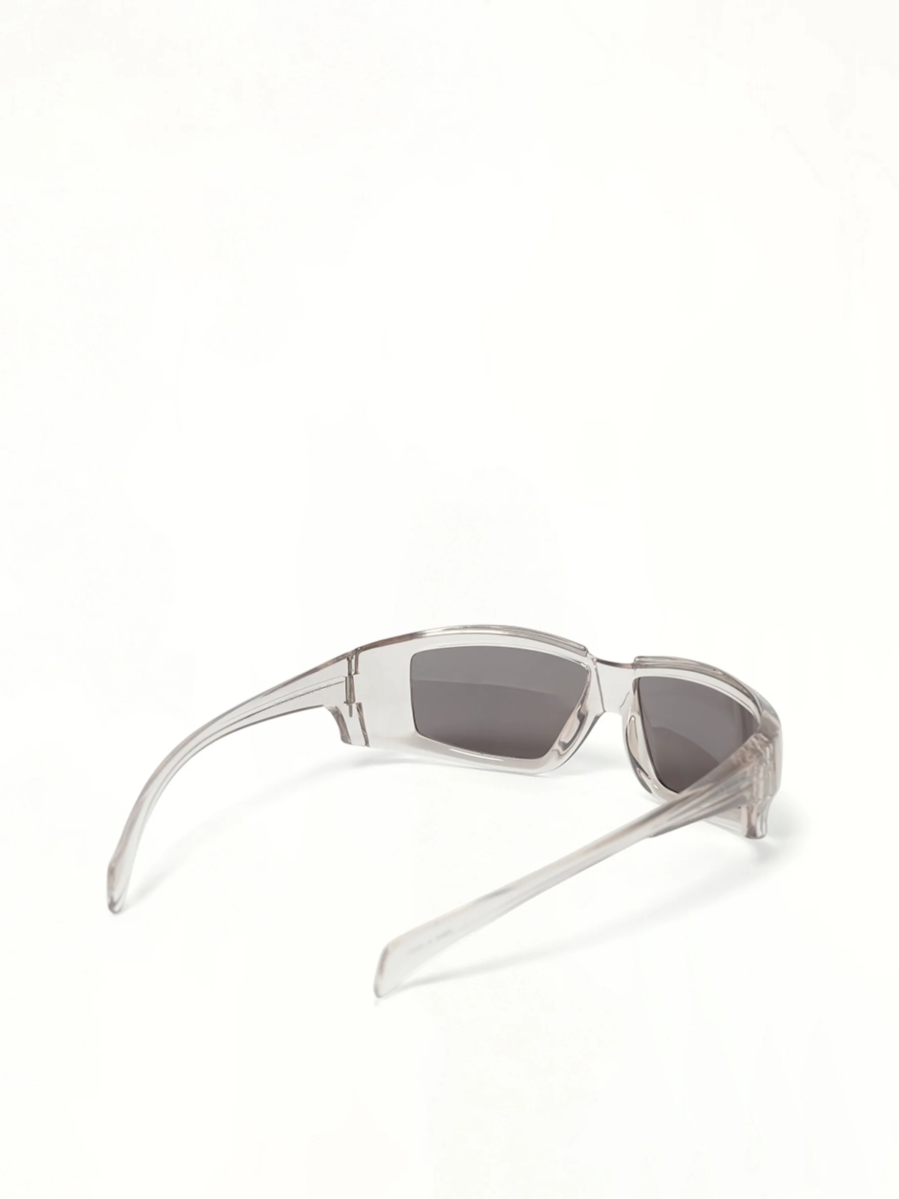 Rick Transparent Sunglasses in Black - Image 3