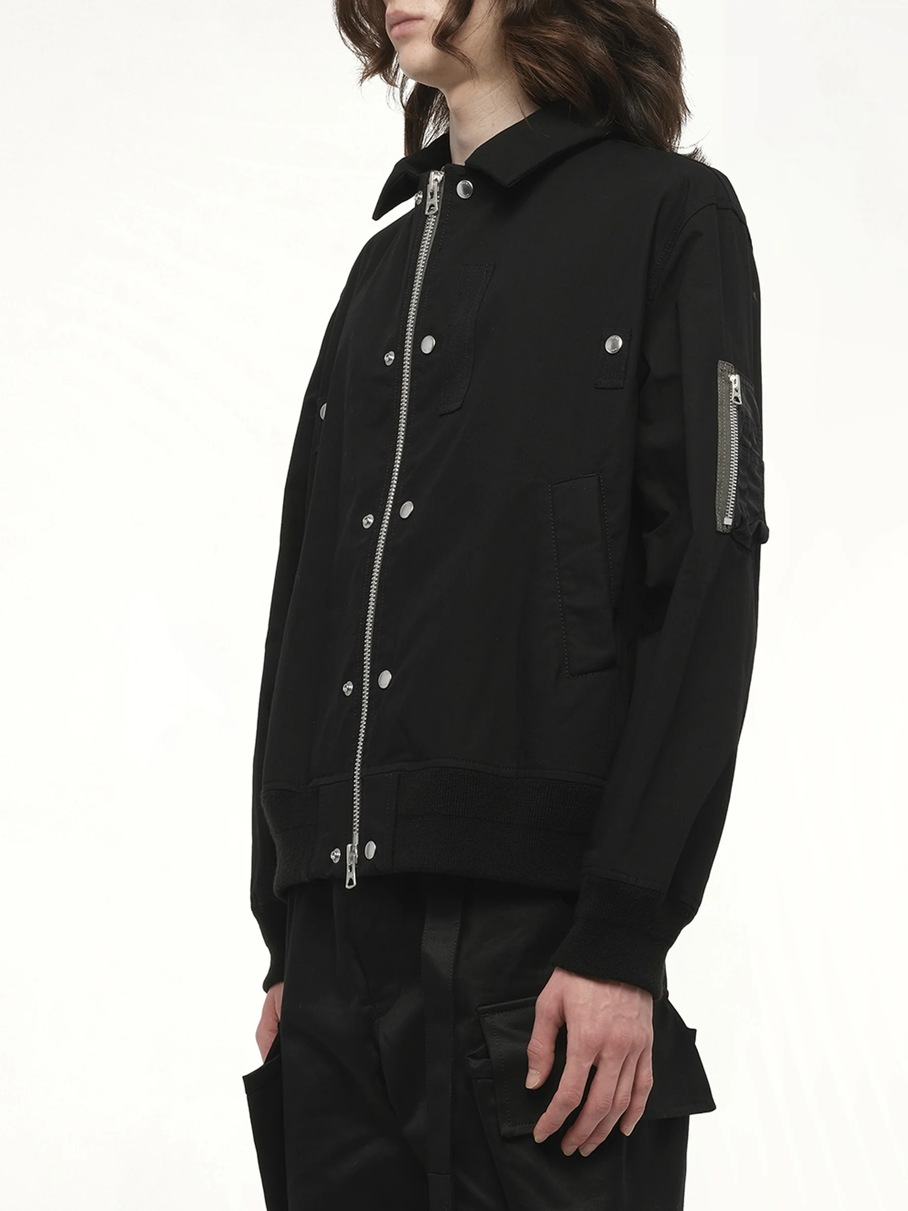 Rip Stop Blouson in Black - Image 5