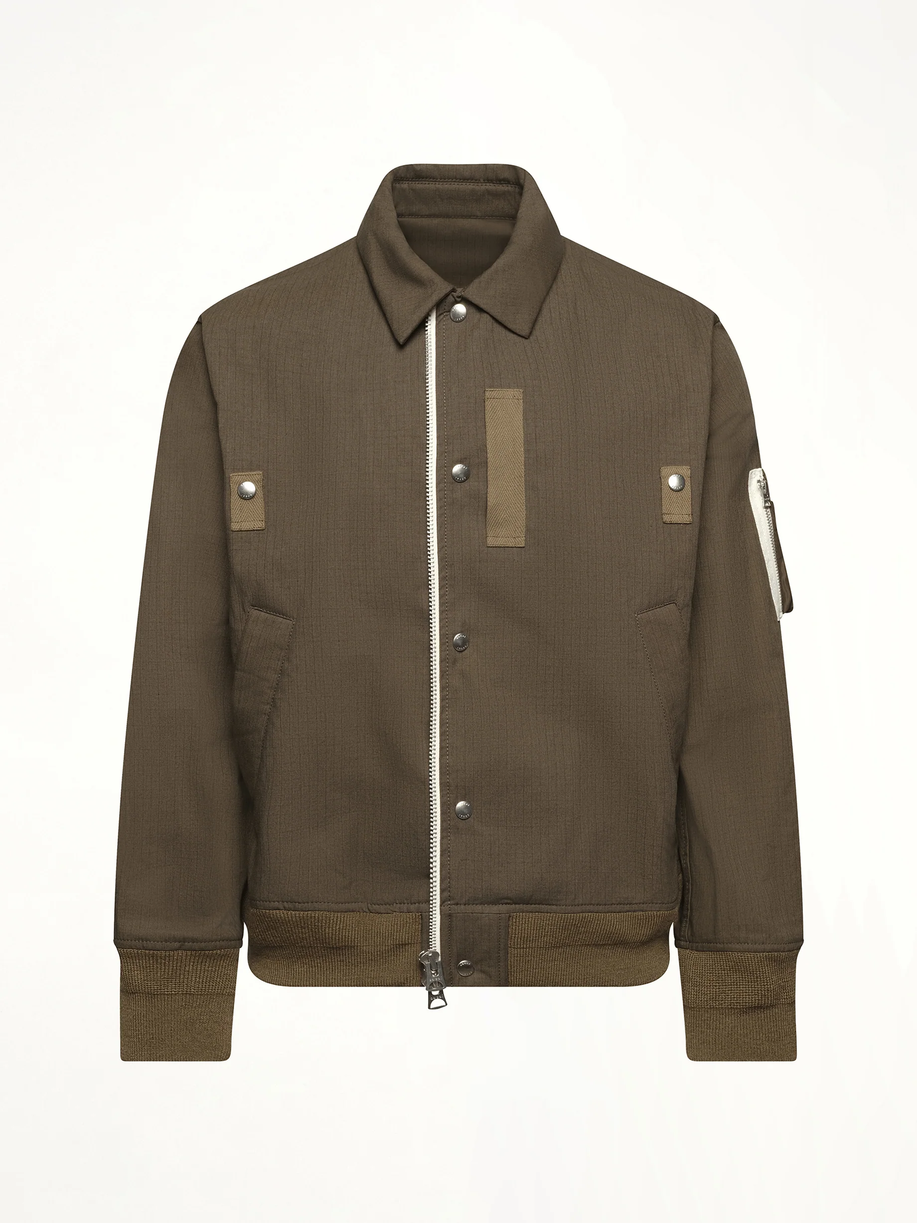 Rip Stop Blouson in Khaki - Image 2