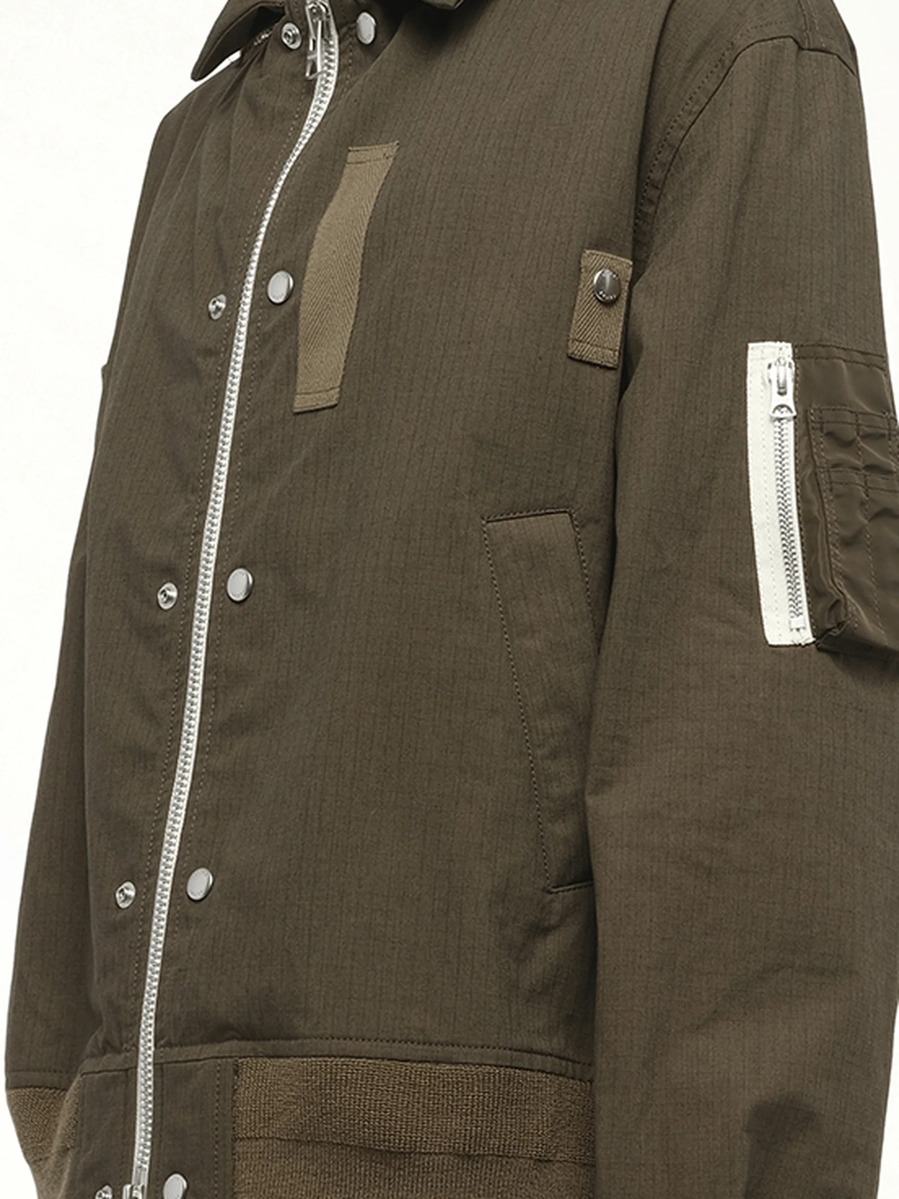 Rip Stop Blouson in Khaki - Image 3