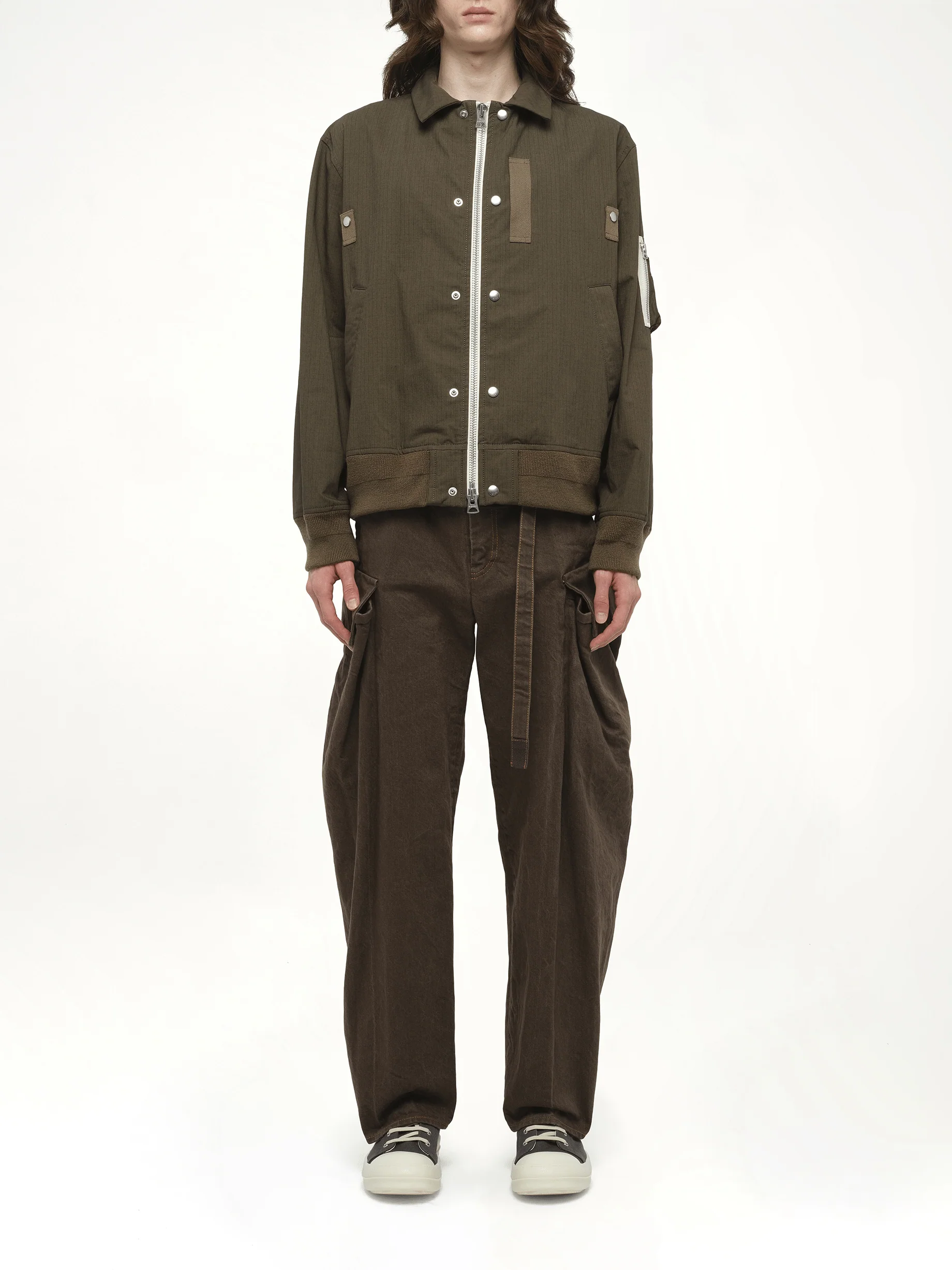 Rip Stop Blouson in Khaki - Image 7