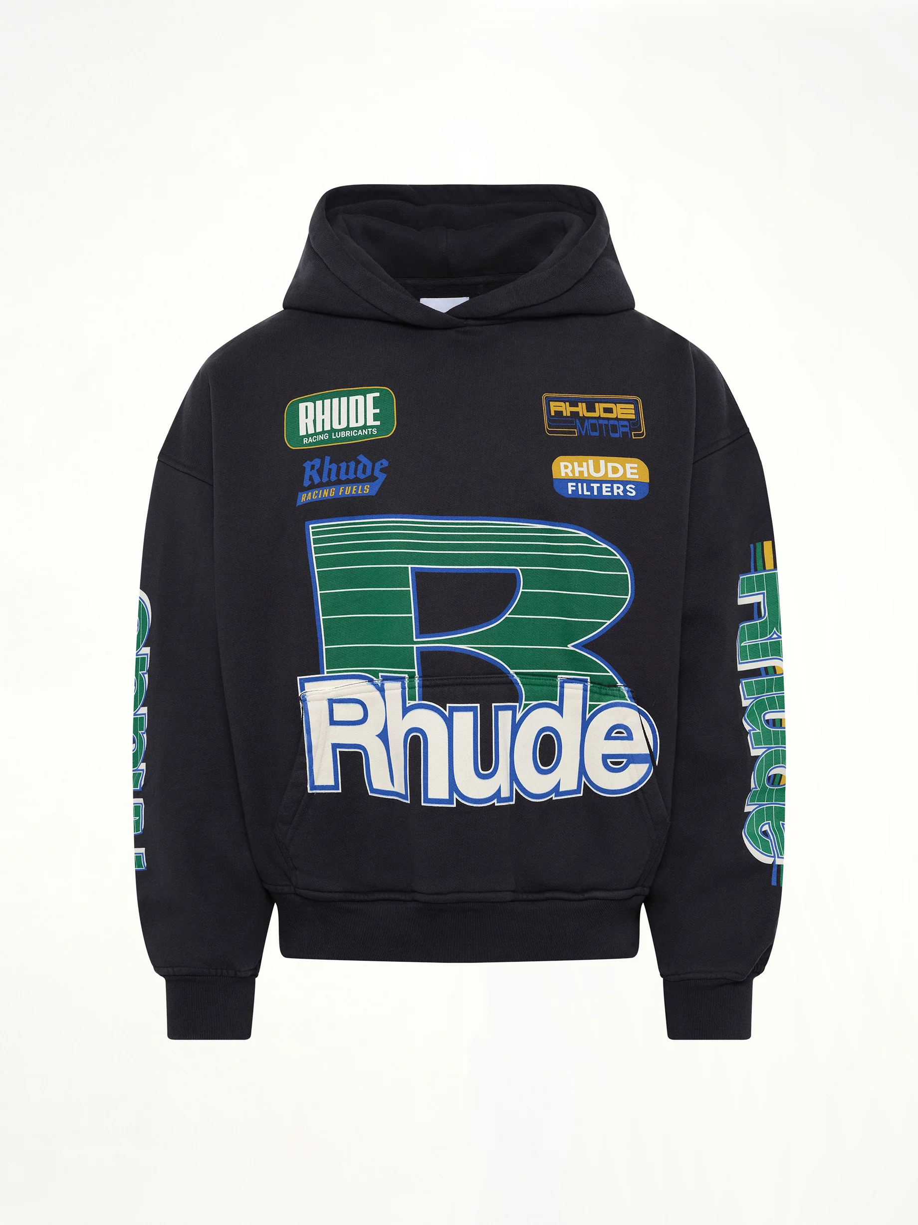 Roadway Racing Hoodie in Vintage Black - Image 2