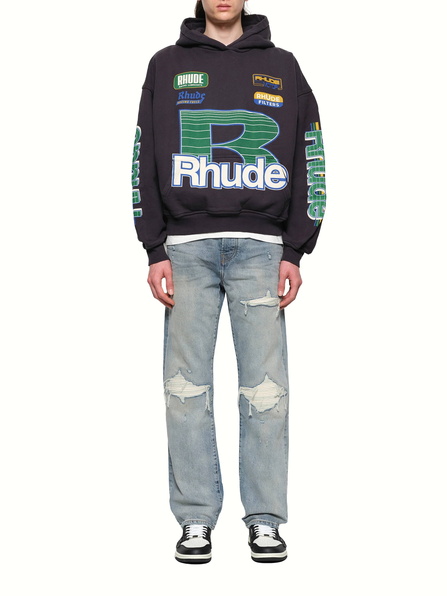Roadway Racing Hoodie in Vintage Black - Image 7