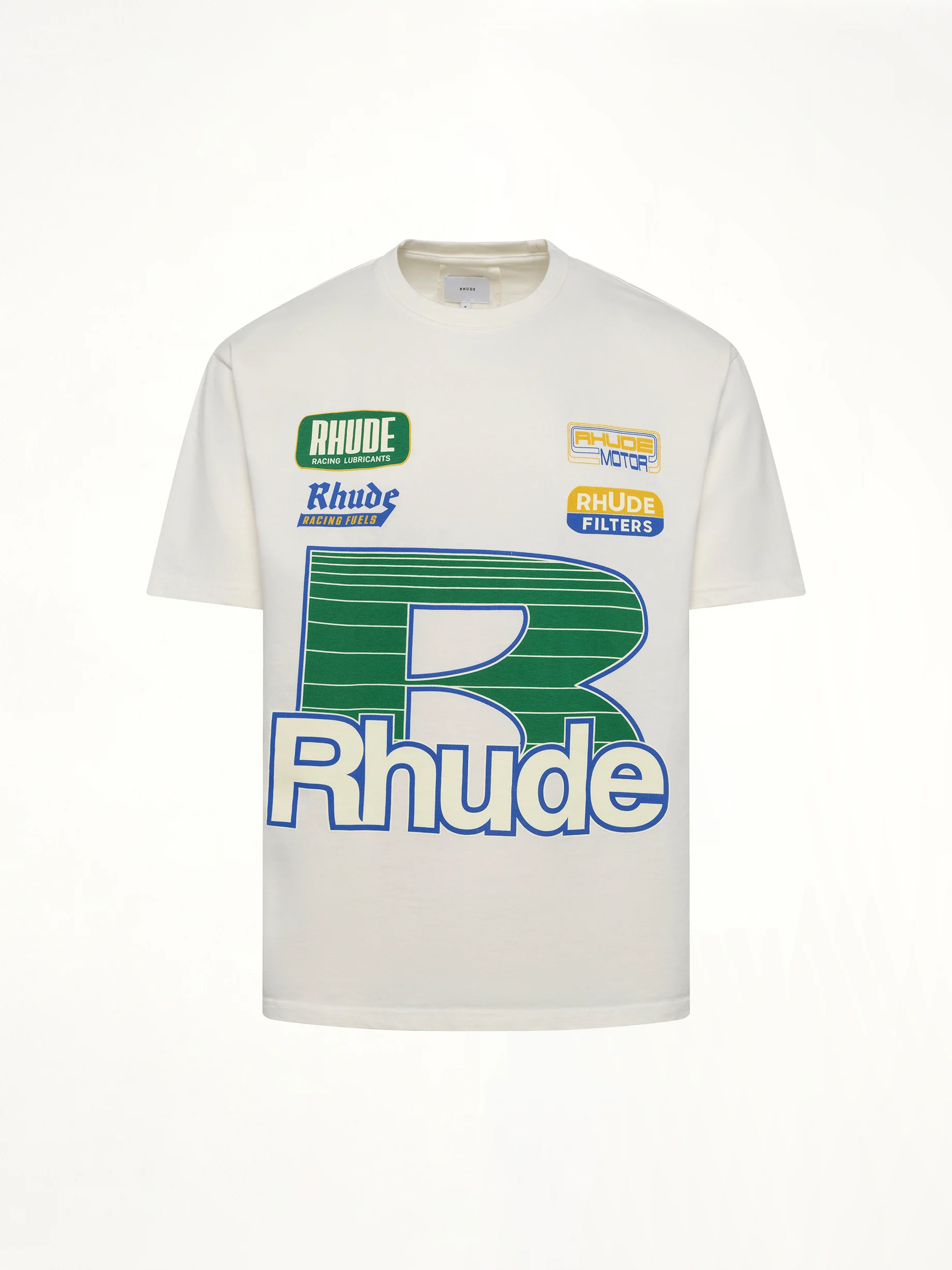 Roadway Racing T-Shirt in Vintage White - Image 2