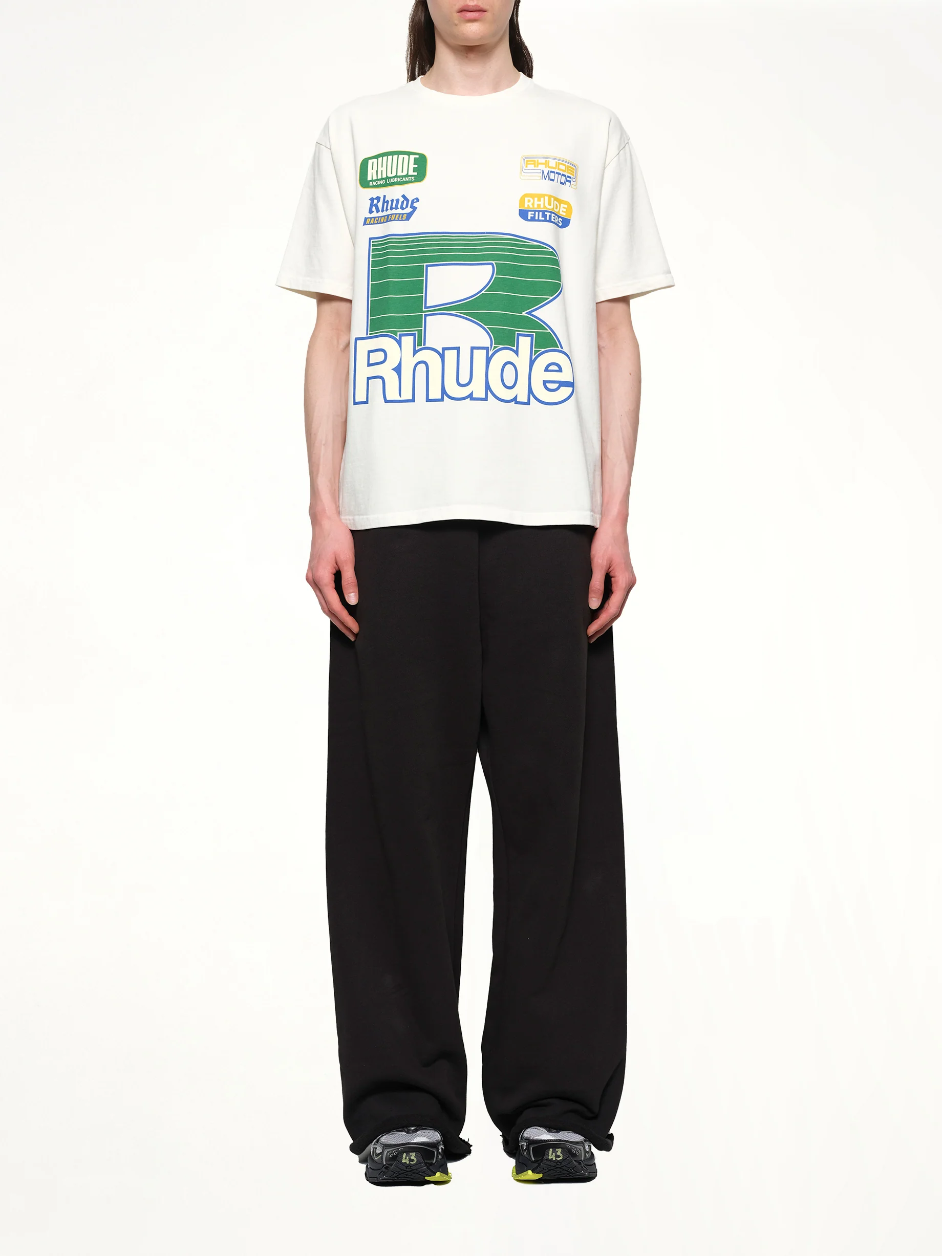 Roadway Racing T-Shirt in Vintage White - Image 7