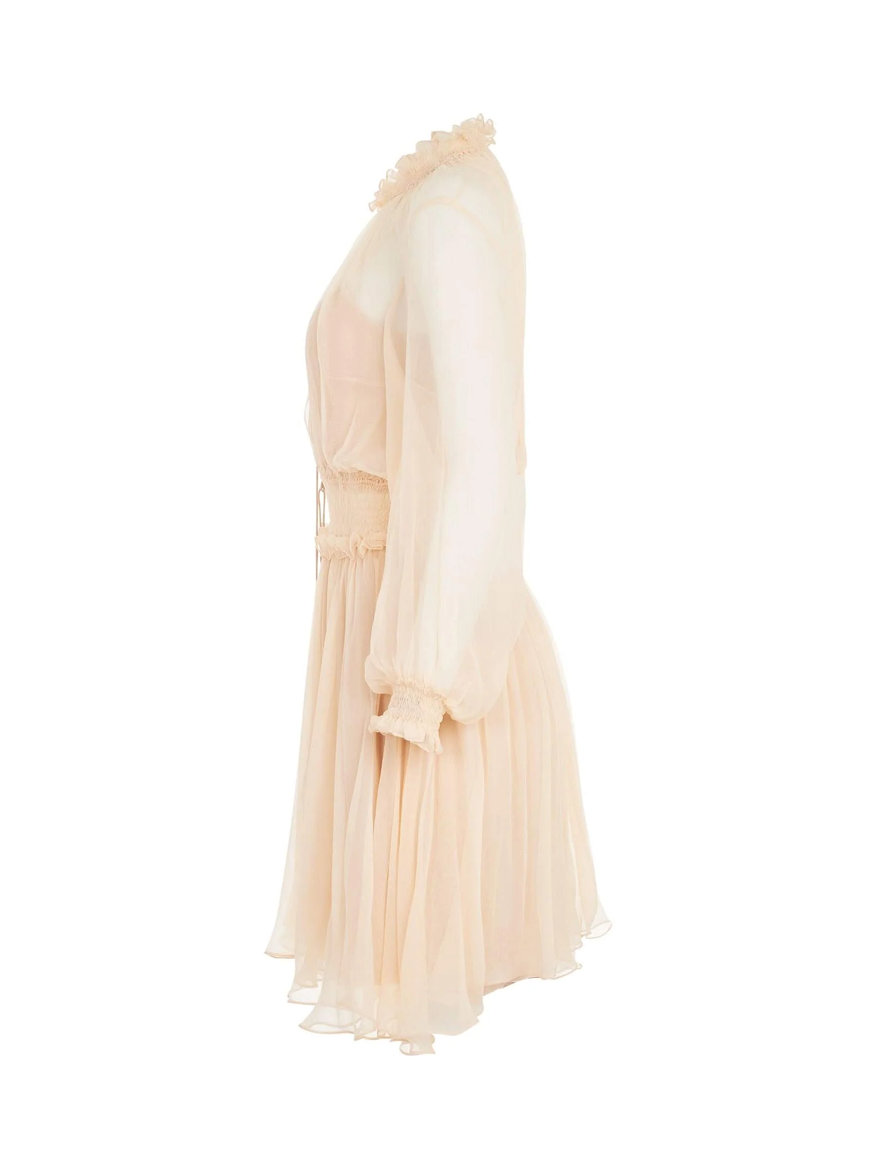 Robe Dress in Beige - Image 3