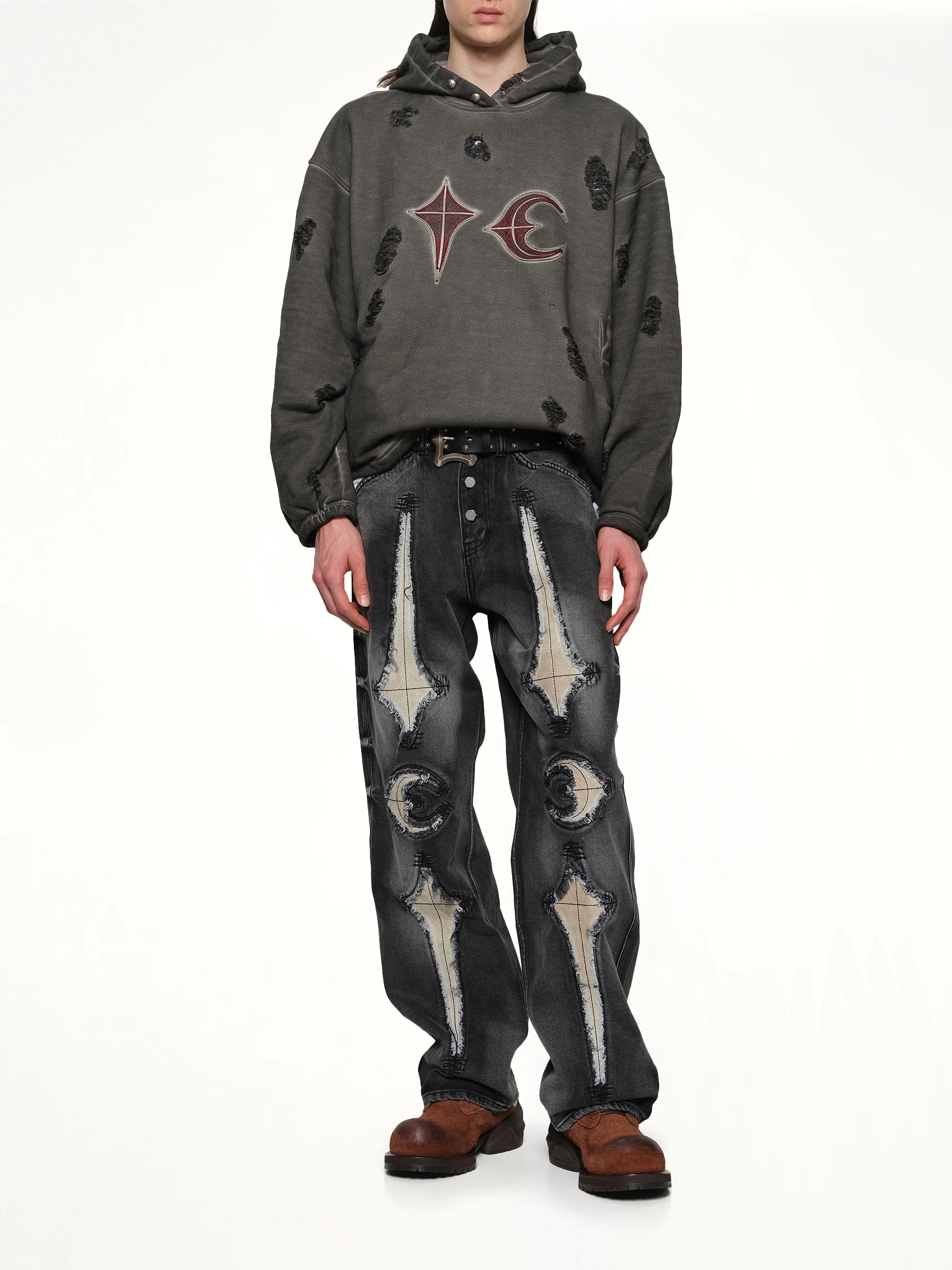 Rock Hoodie in Grey - Image 4