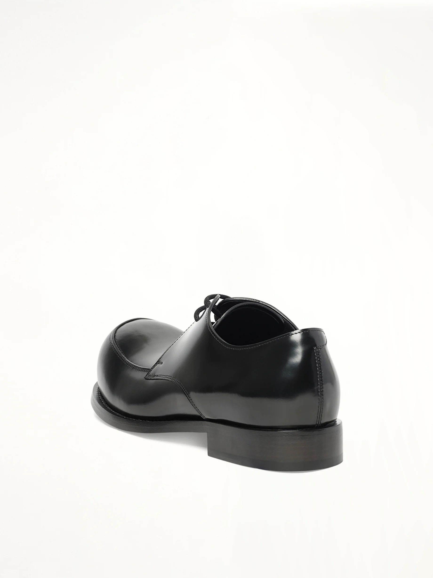 Round Toe Derby in Black - Image 3