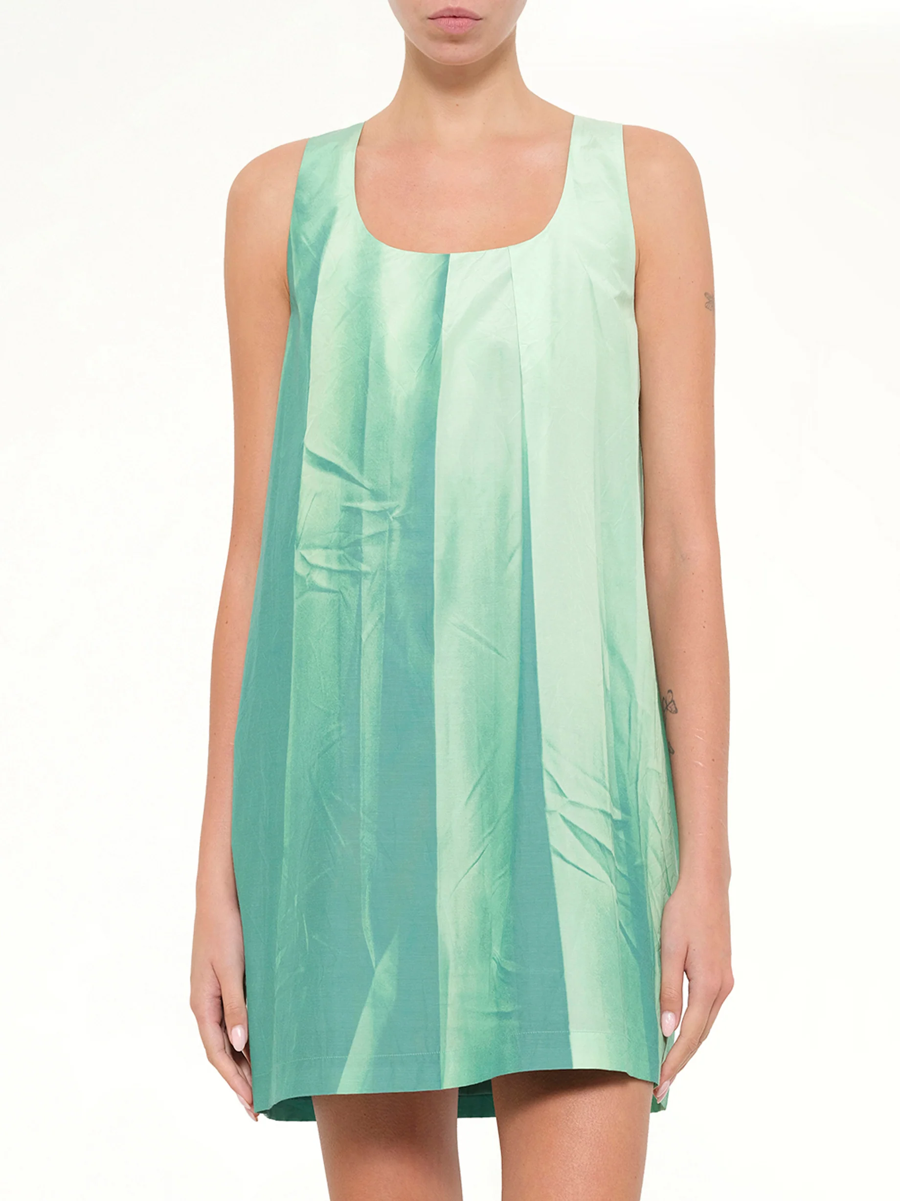 Runway Dress in Green - Image 6