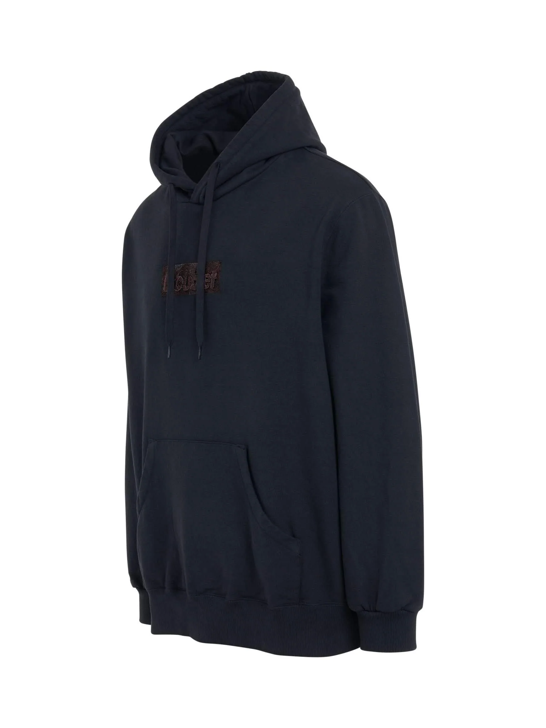 Rust Embroidery Hoodie in Black - Image 2