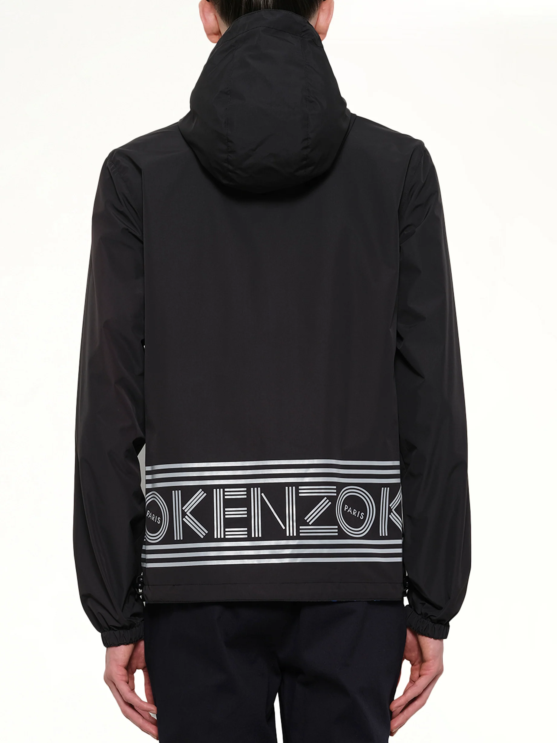 Reversible Windbreaker in Black - Image 3