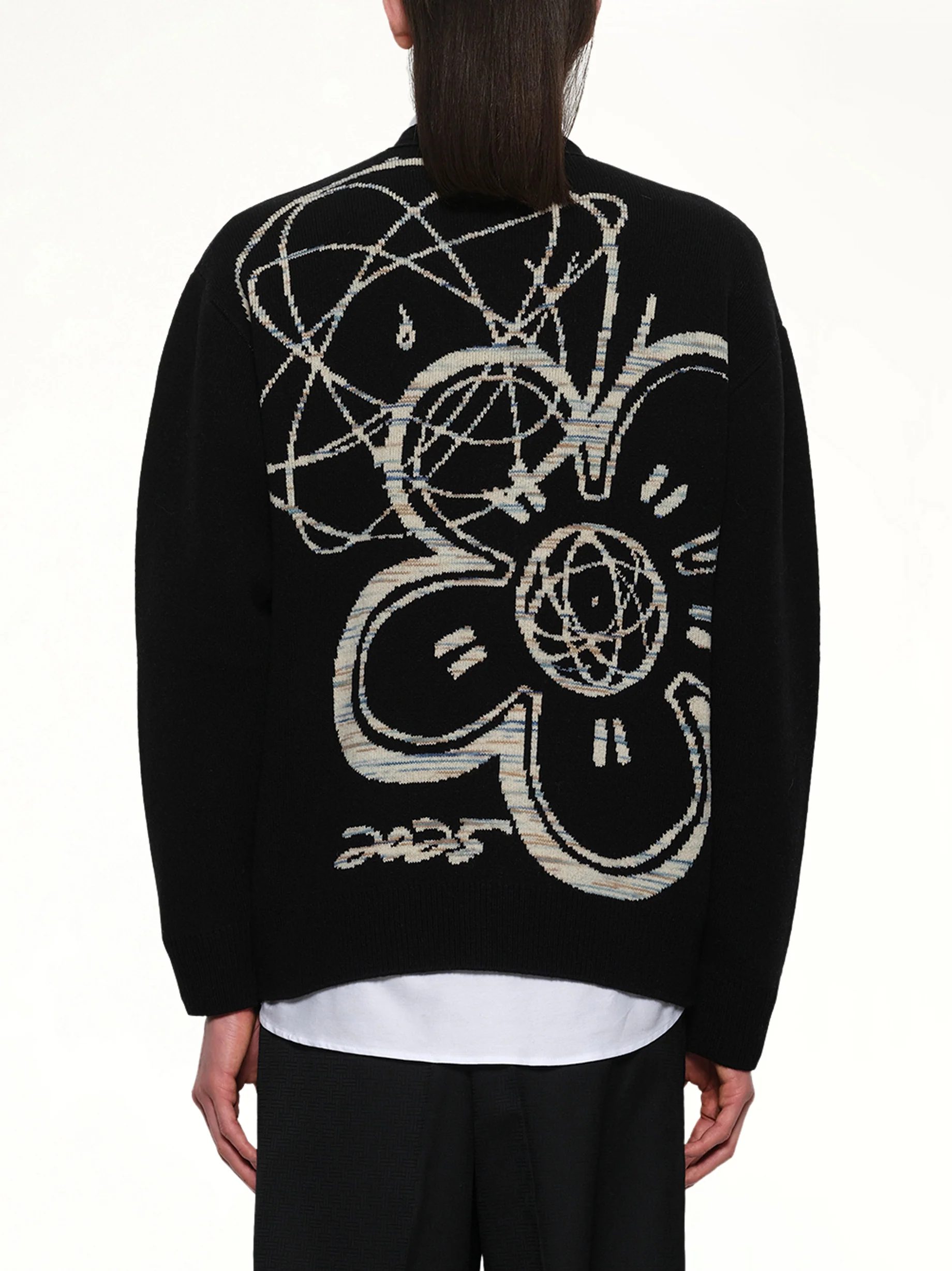 Rws Kenzo Futura Cardigan in Black - Image 5