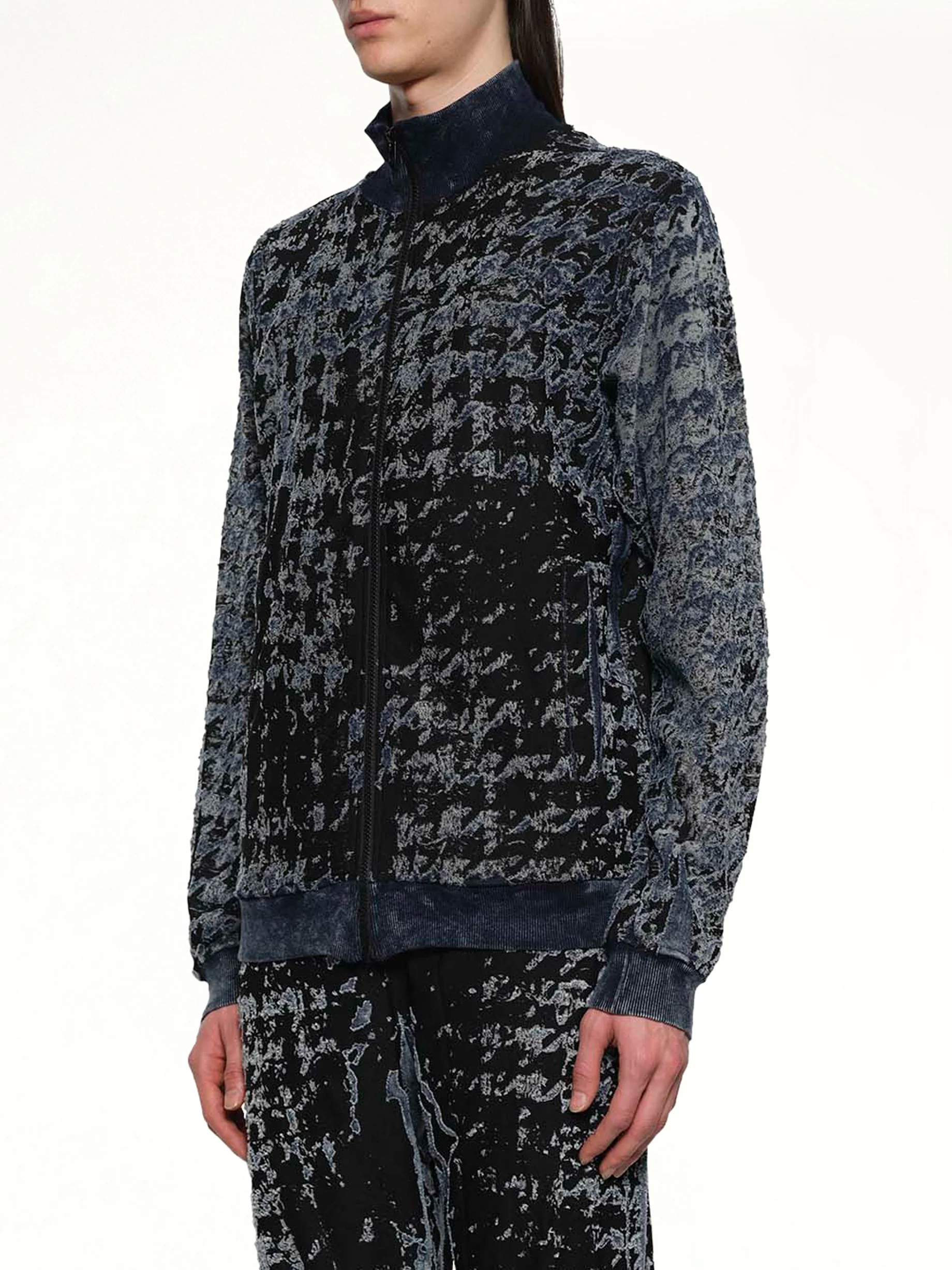 S-CORR Track Jacket in Black - Image 3