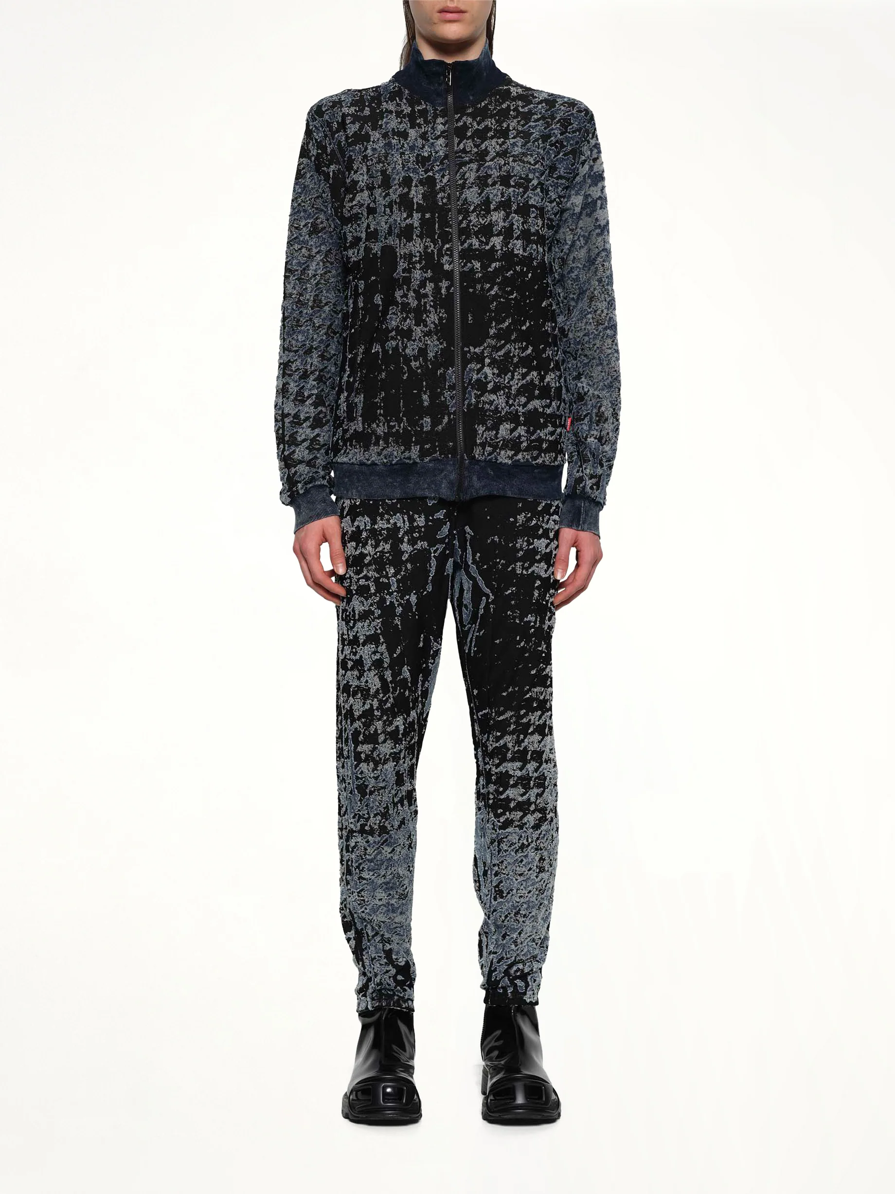 S-CORR Track Jacket in Black - Image 7