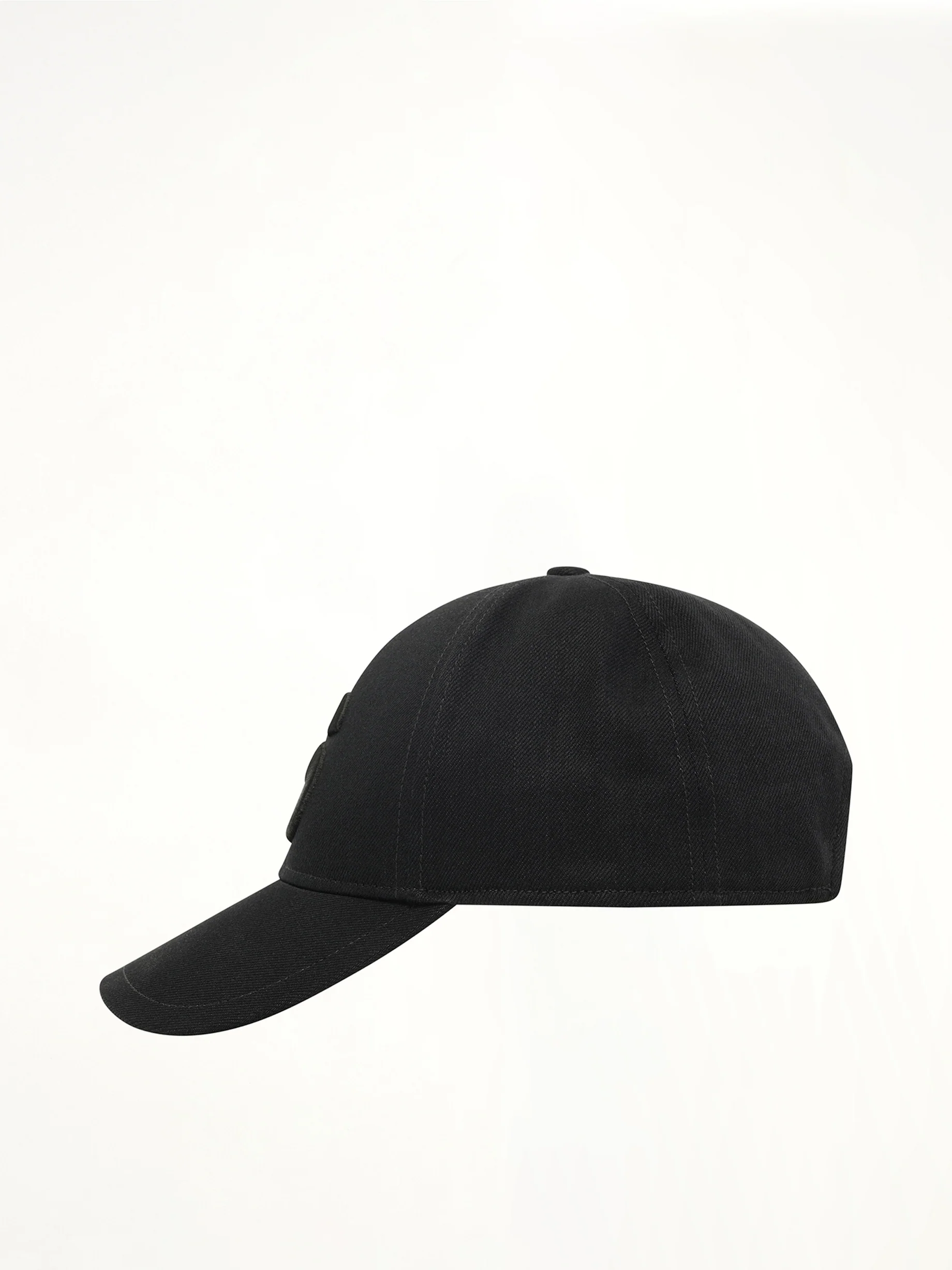 S Denim Cap in Black - Image 2