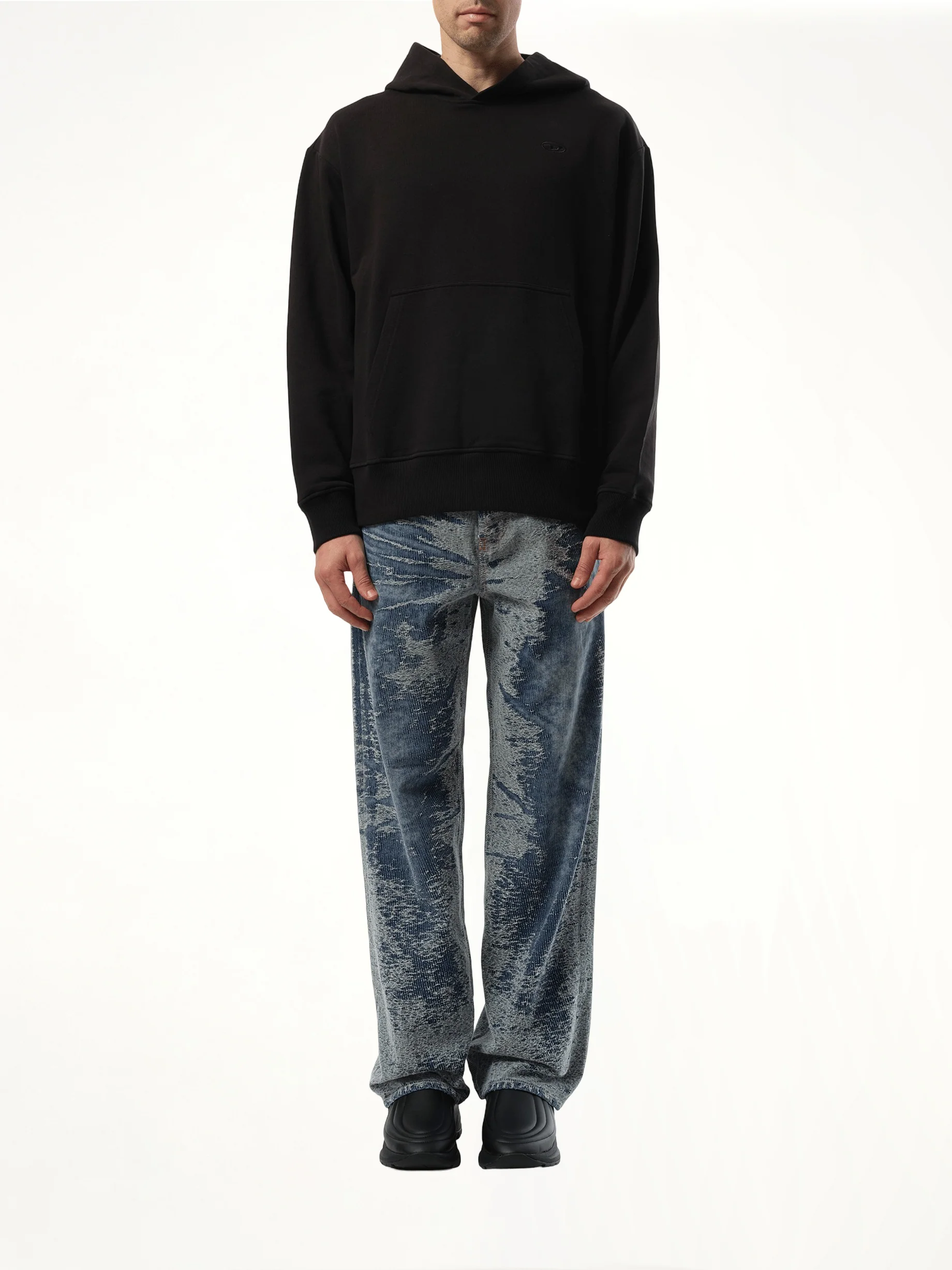 S-Macs Oval D Hoodie in Black - Image 4