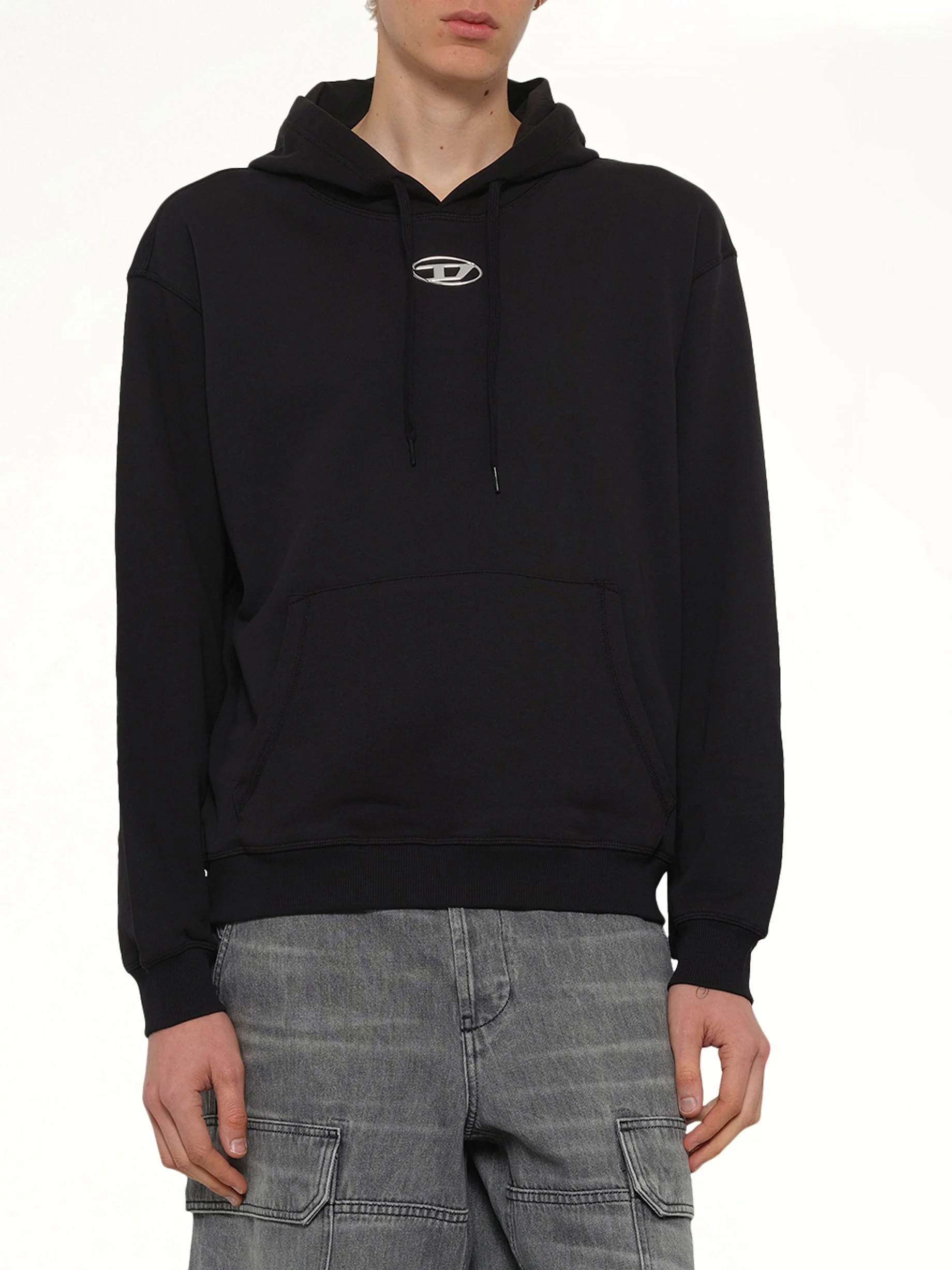 S-NORM-HOOD-IOD Hoodie in Black - Image 6