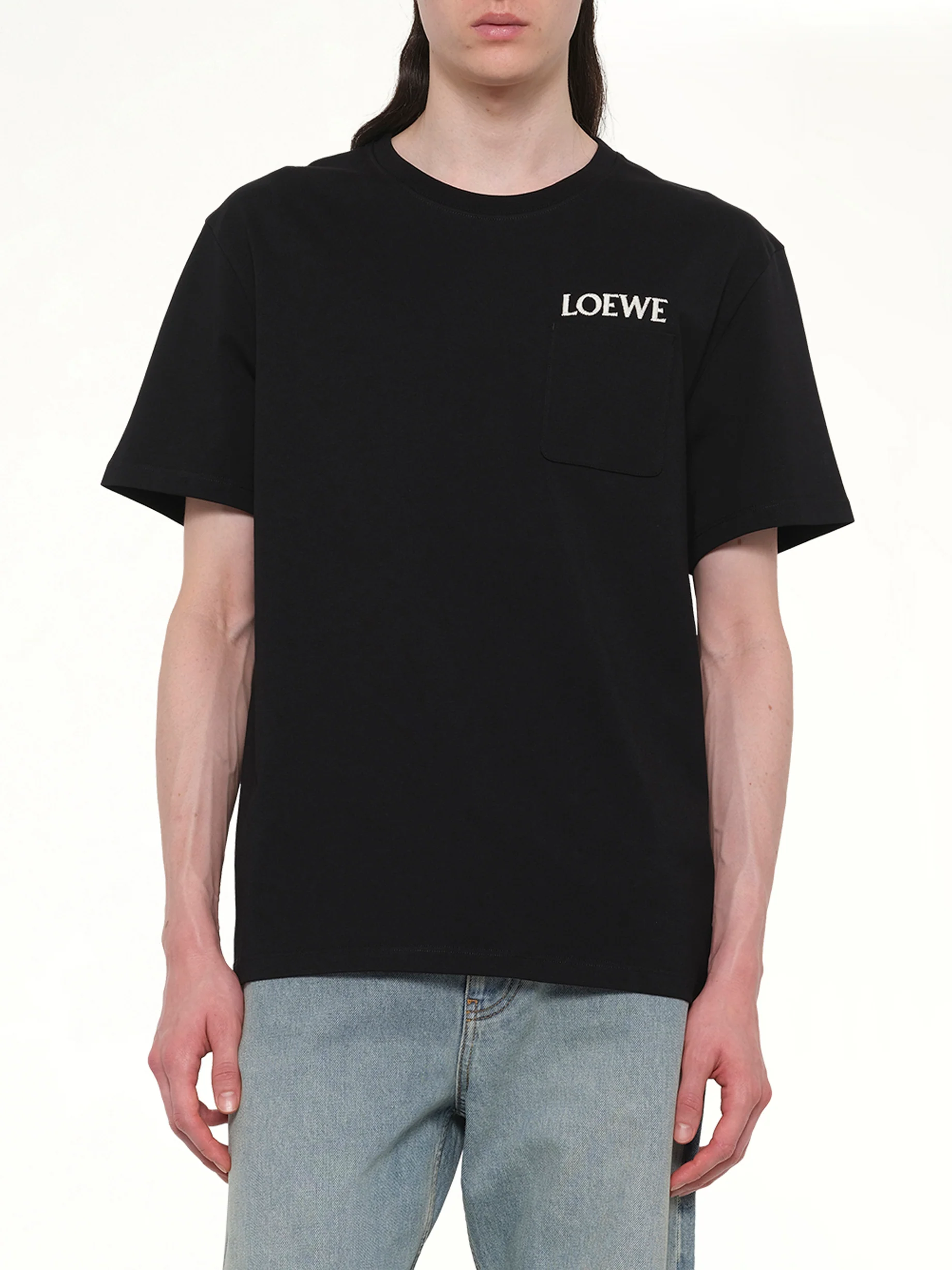 Loewe Relaxed Fit T-Shirt in Black - Image 6