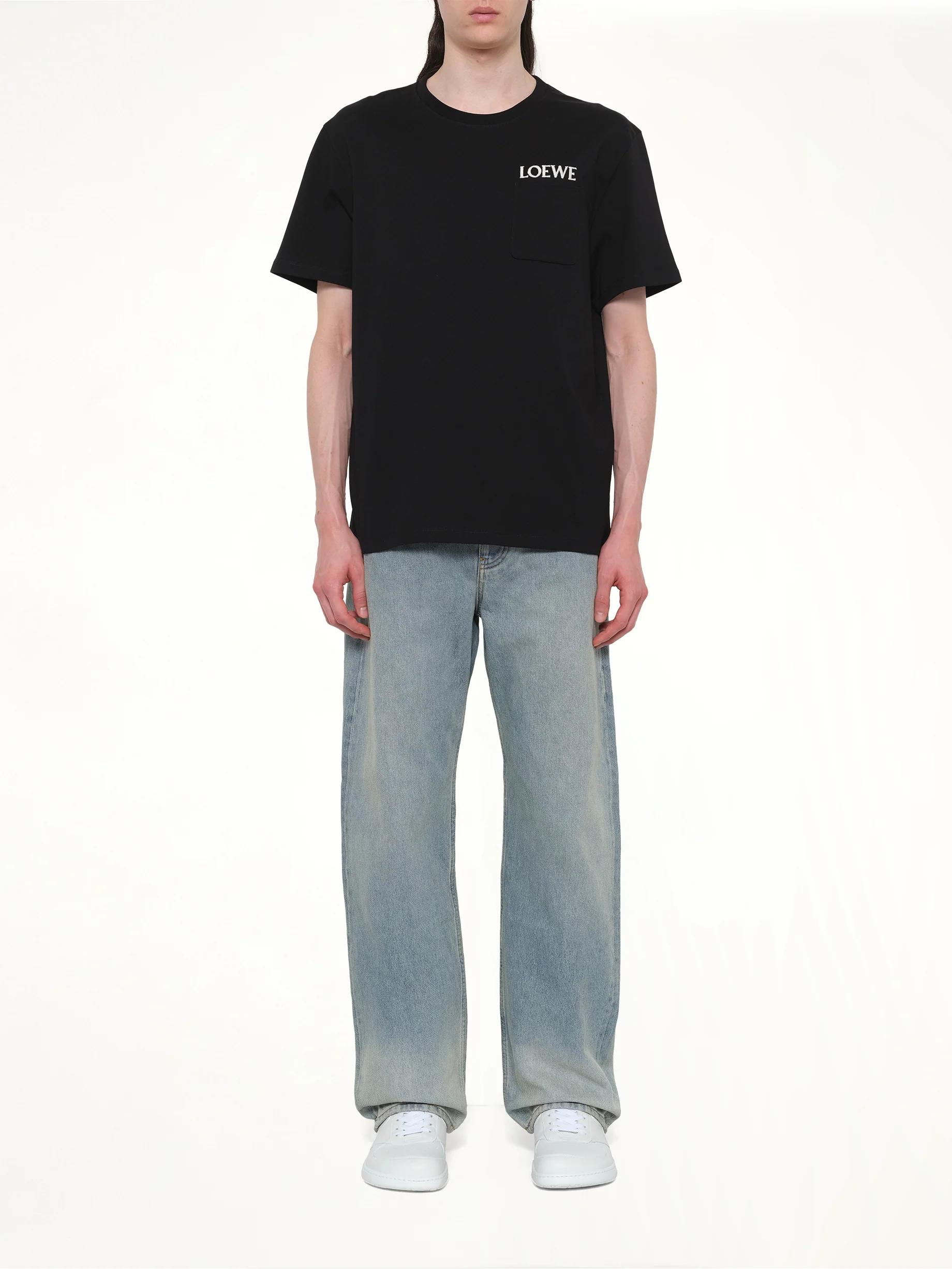 Loewe Relaxed Fit T-Shirt in Black - Image 7