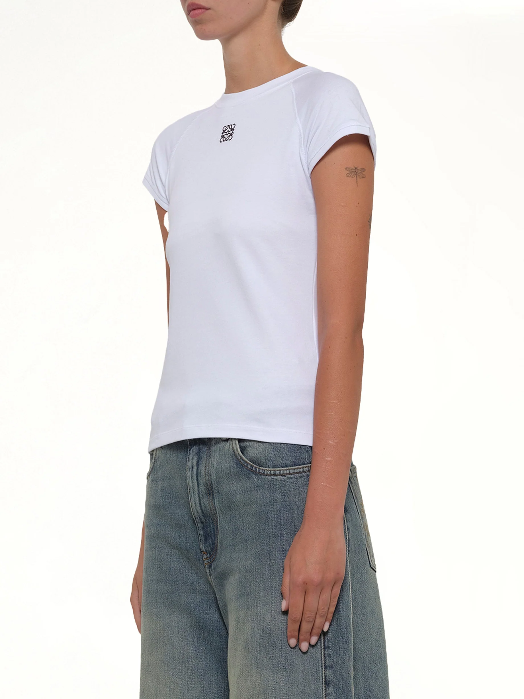 Small Fit T-Shirt in White - Image 3