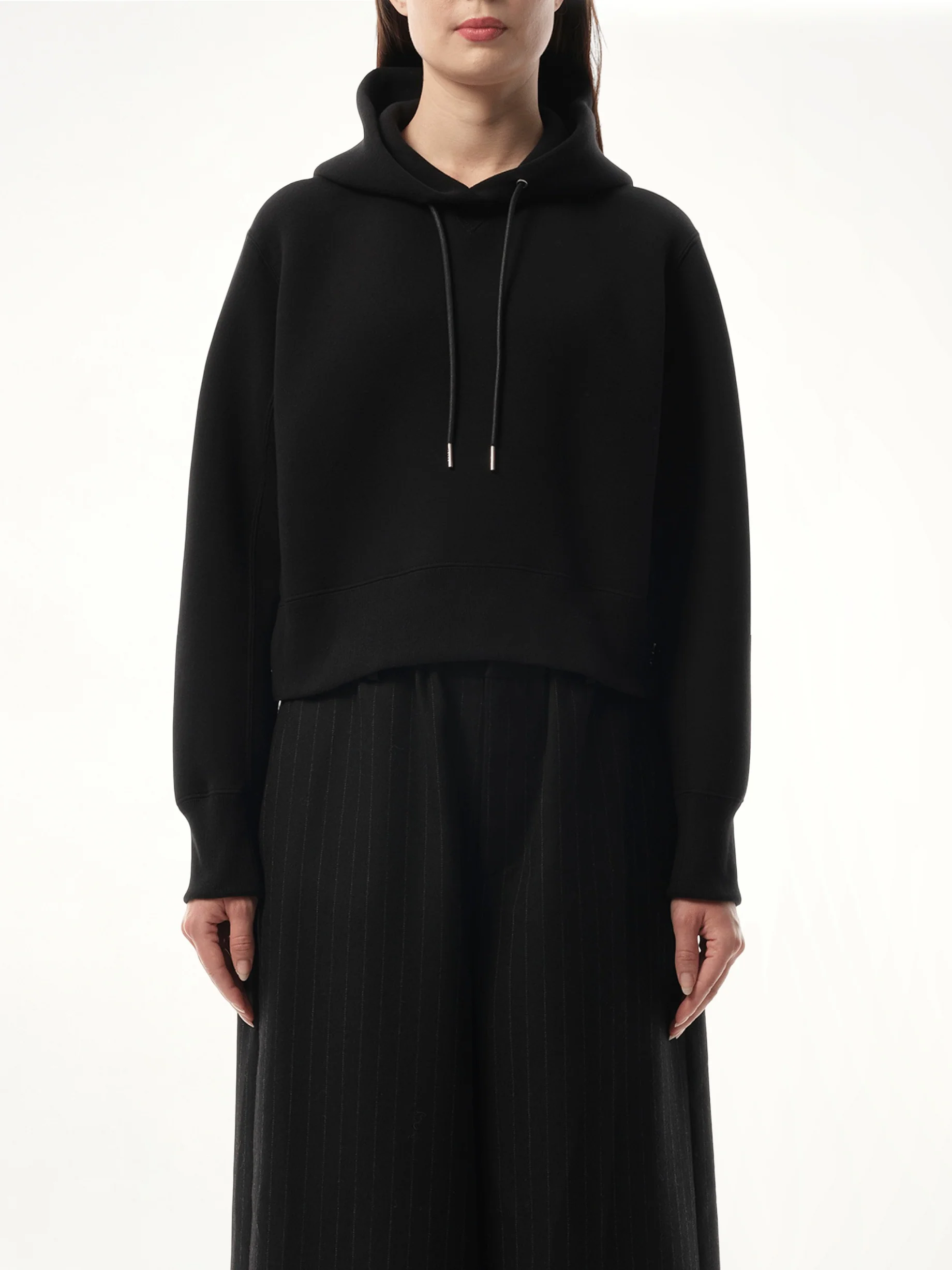 S Sponge Sweat Hoodie in Black