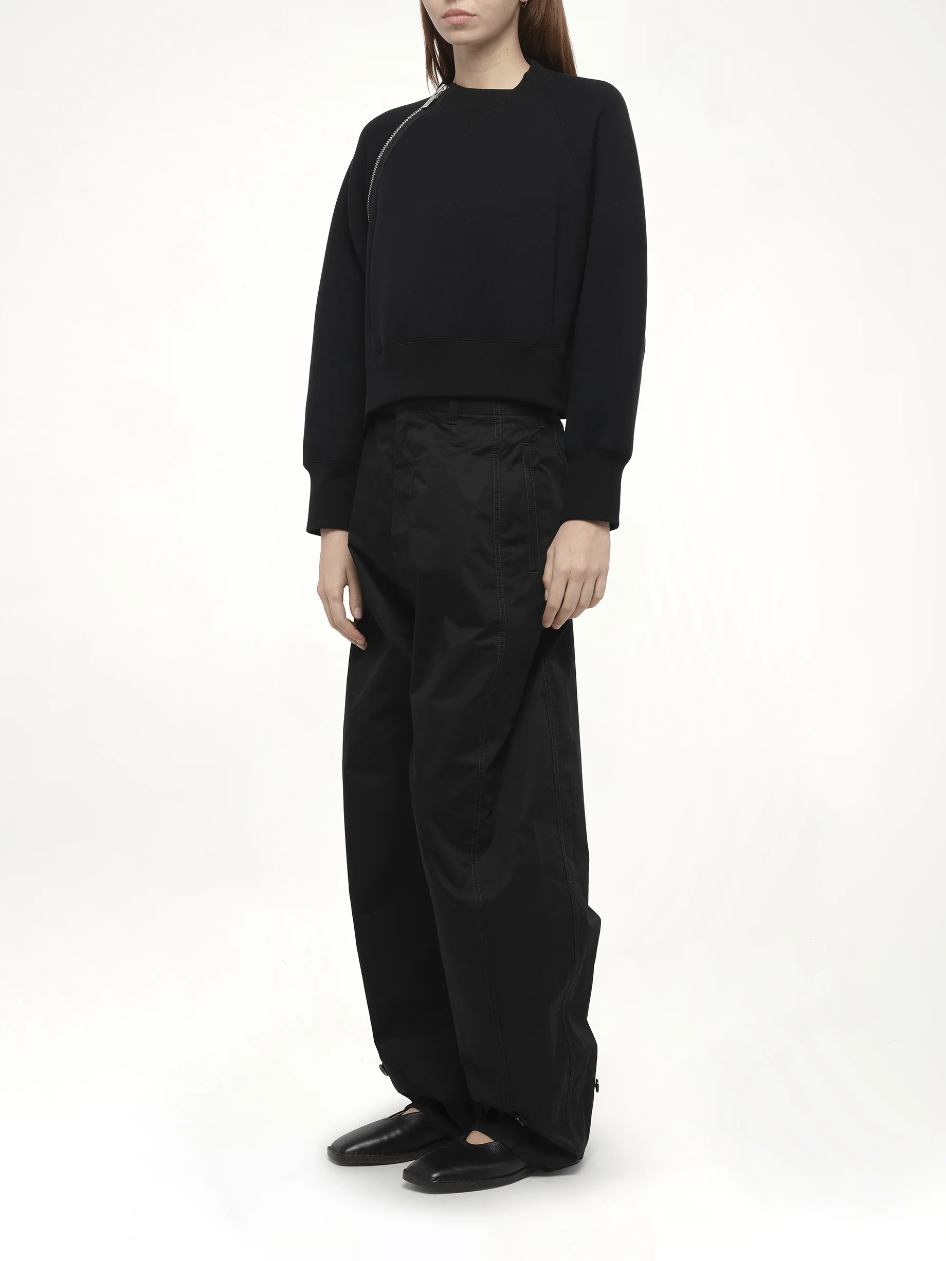 S Sponge Sweat Pullover in Black - Image 4