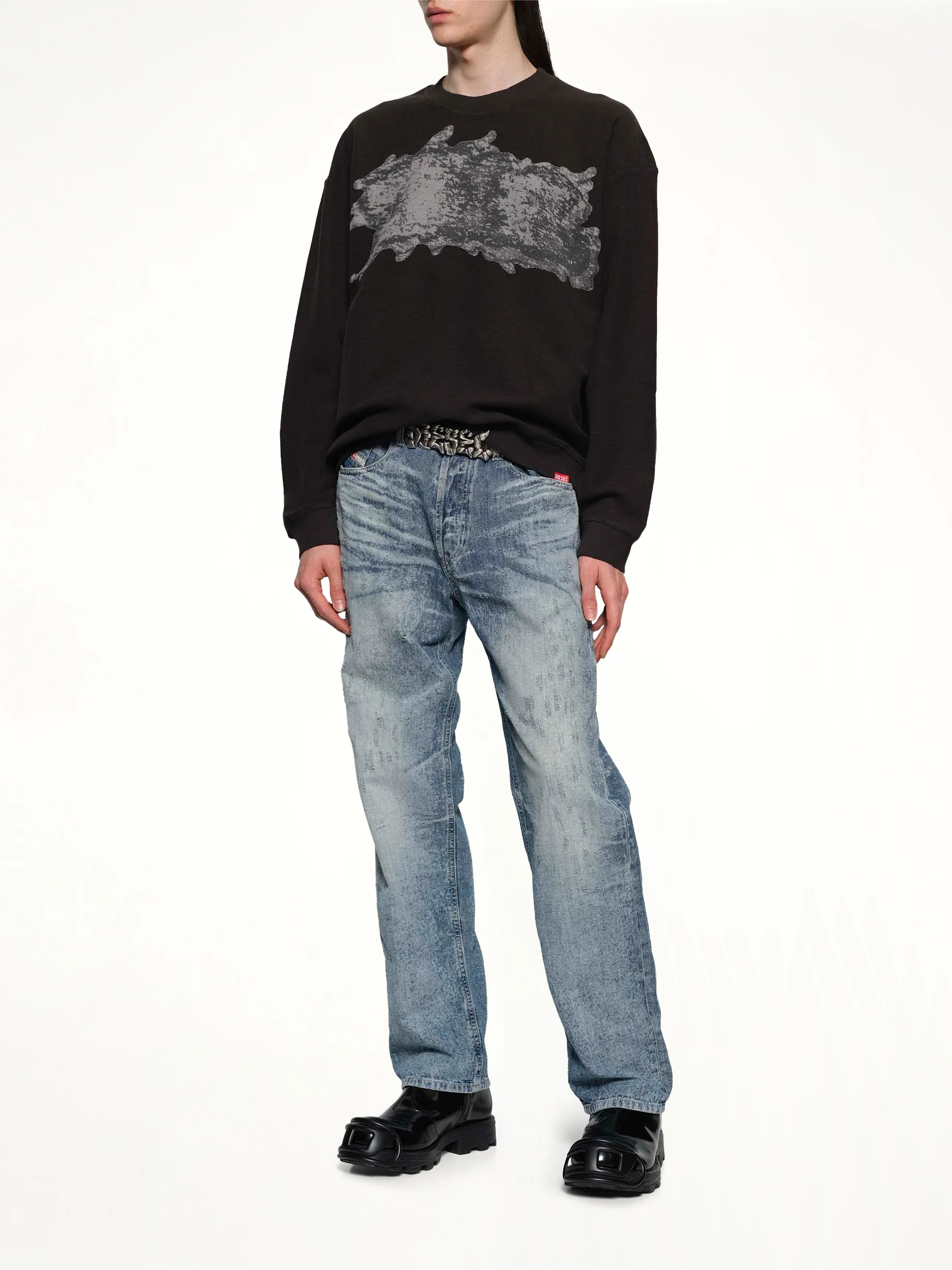 S-VALENTIN-JMBV Sweatshirt in Grey - Image 4