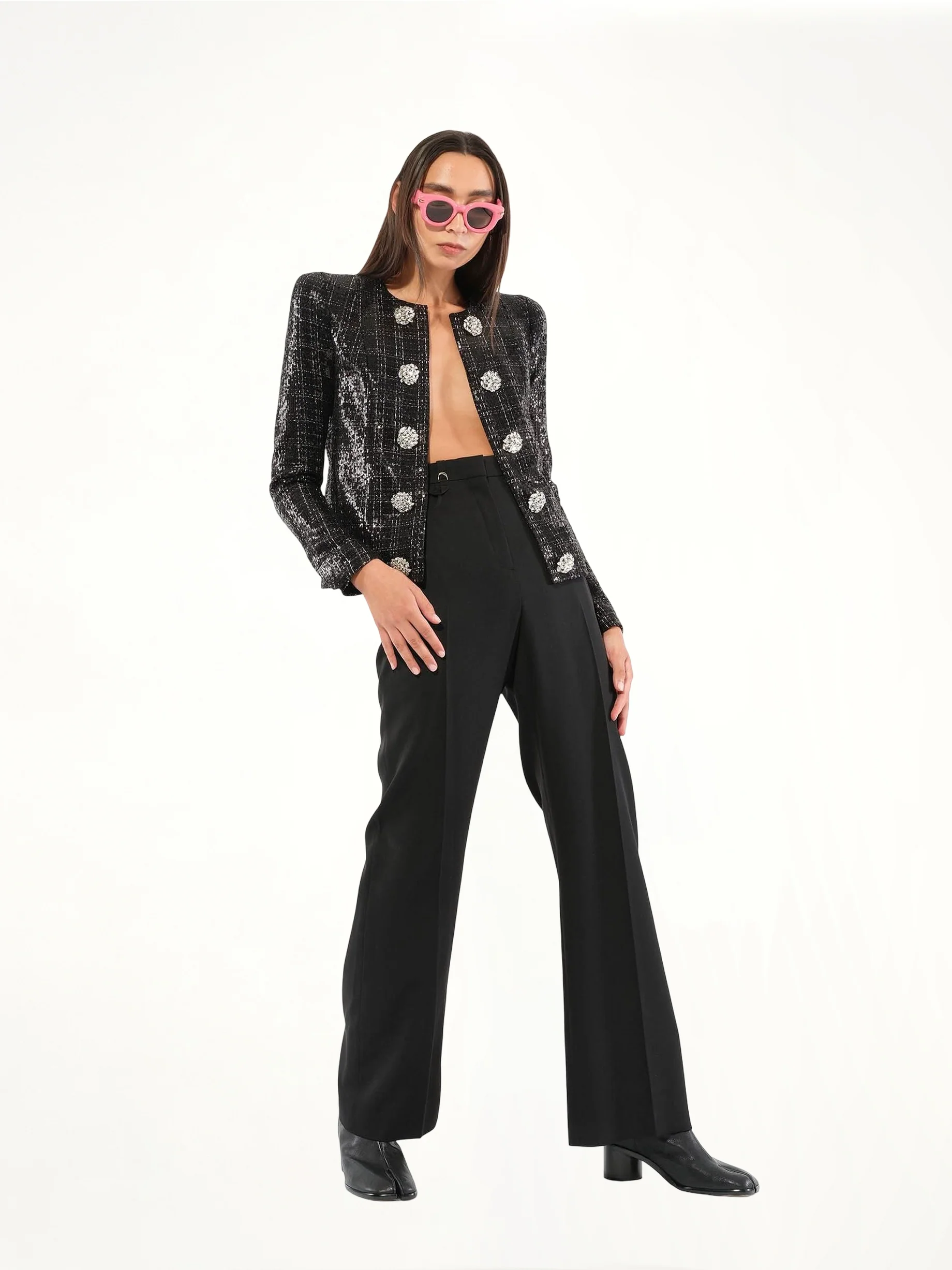 Sauge Suit Pants in Black - Image 2