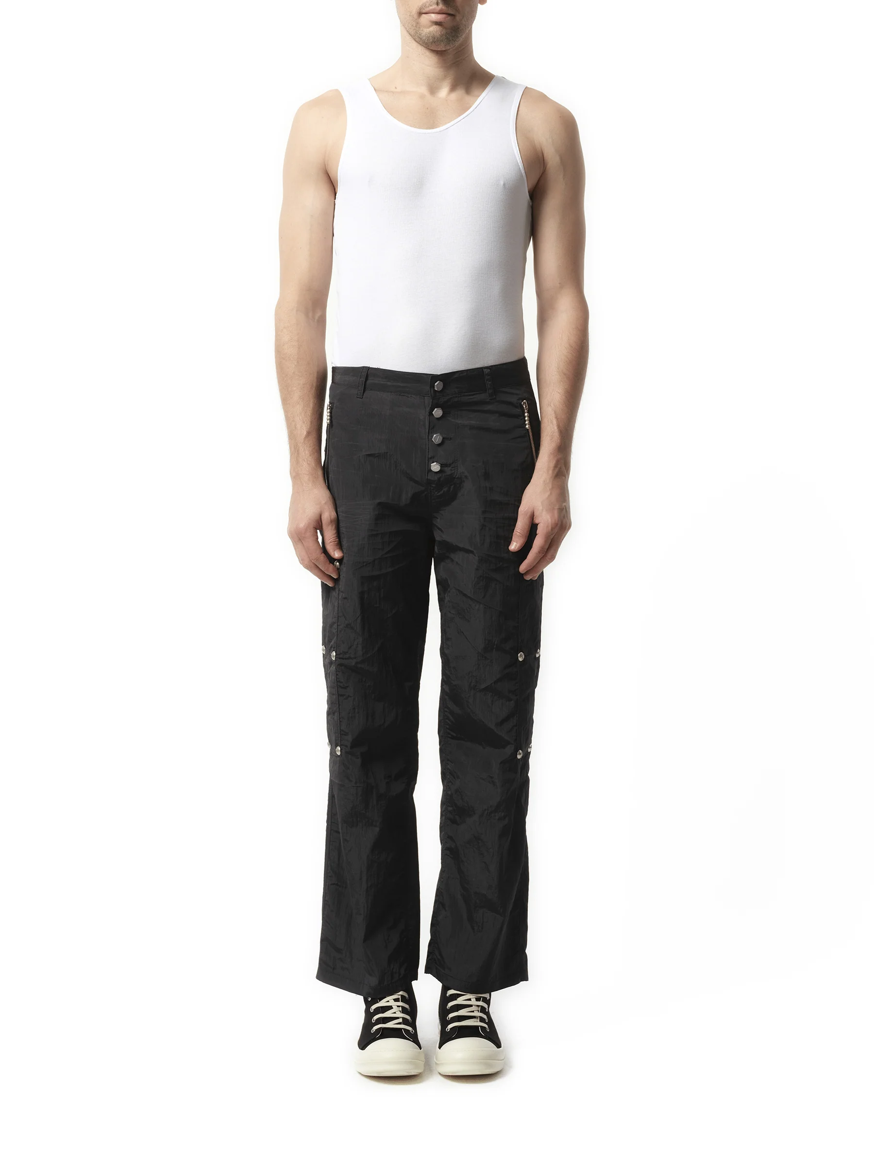 Scarred Bio Army Pants in Black - Image 4