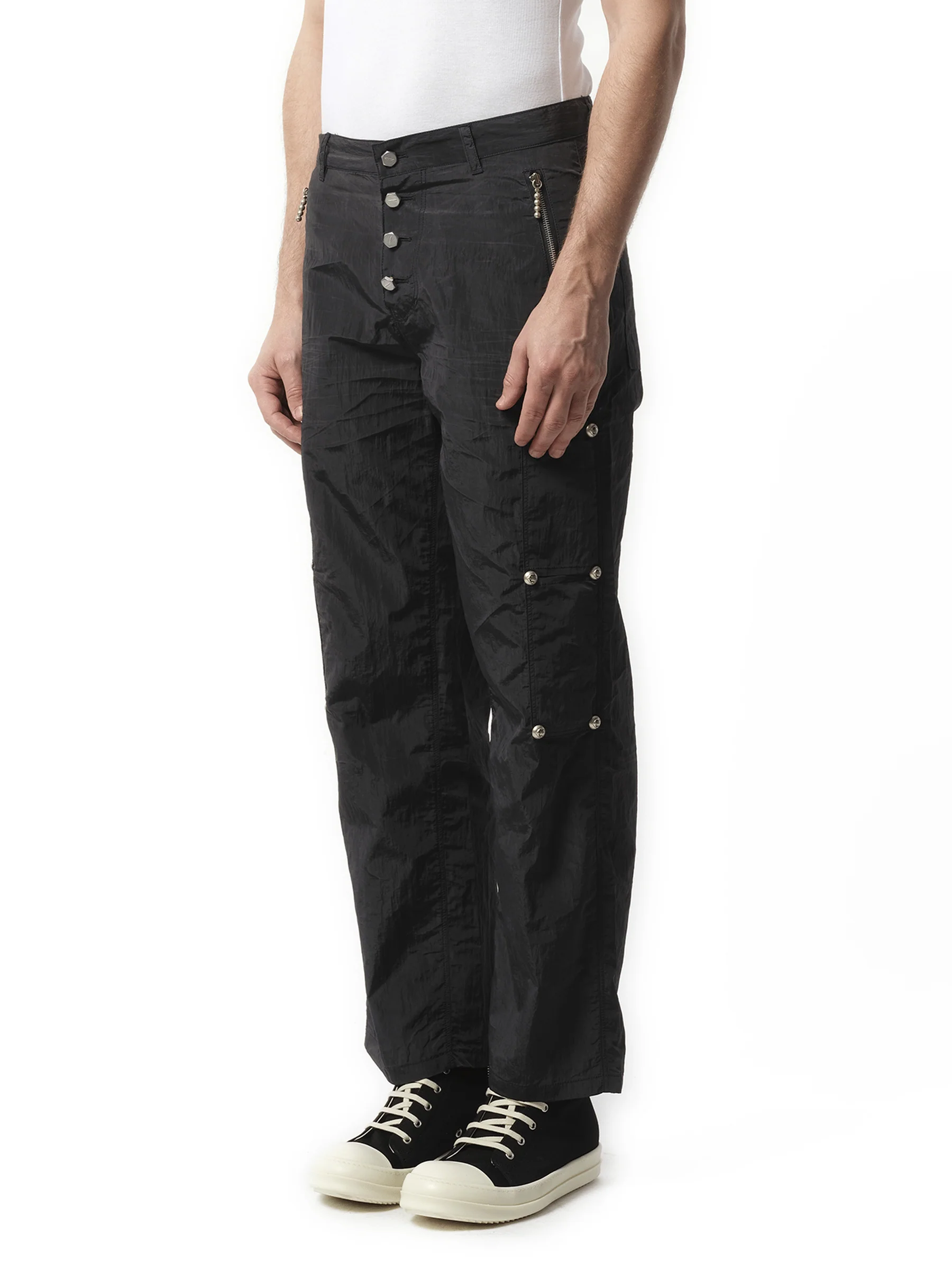 Scarred Bio Army Pants in Black - Image 5