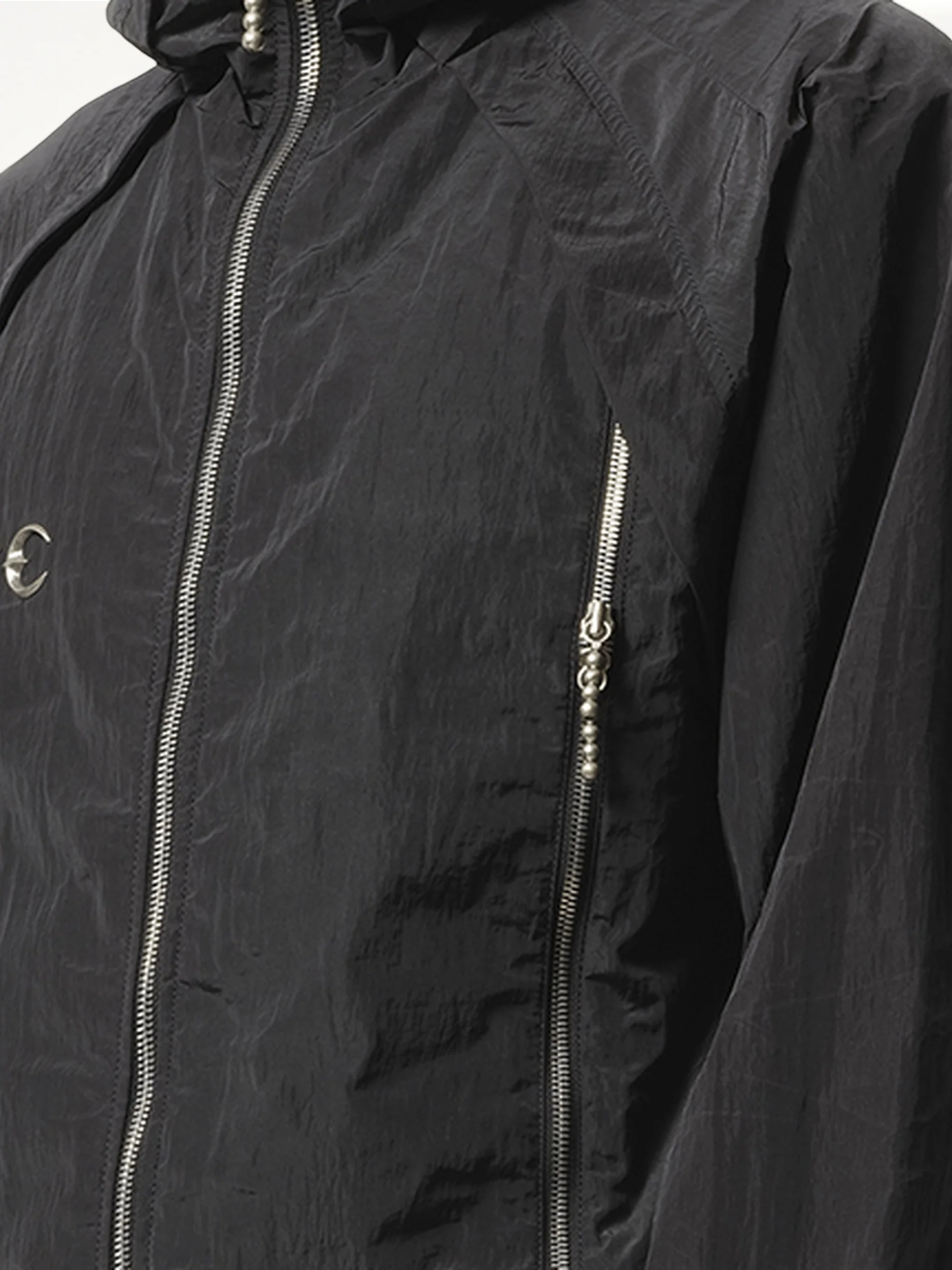 Scarred Wind Soldier Jacket in Black - Image 3