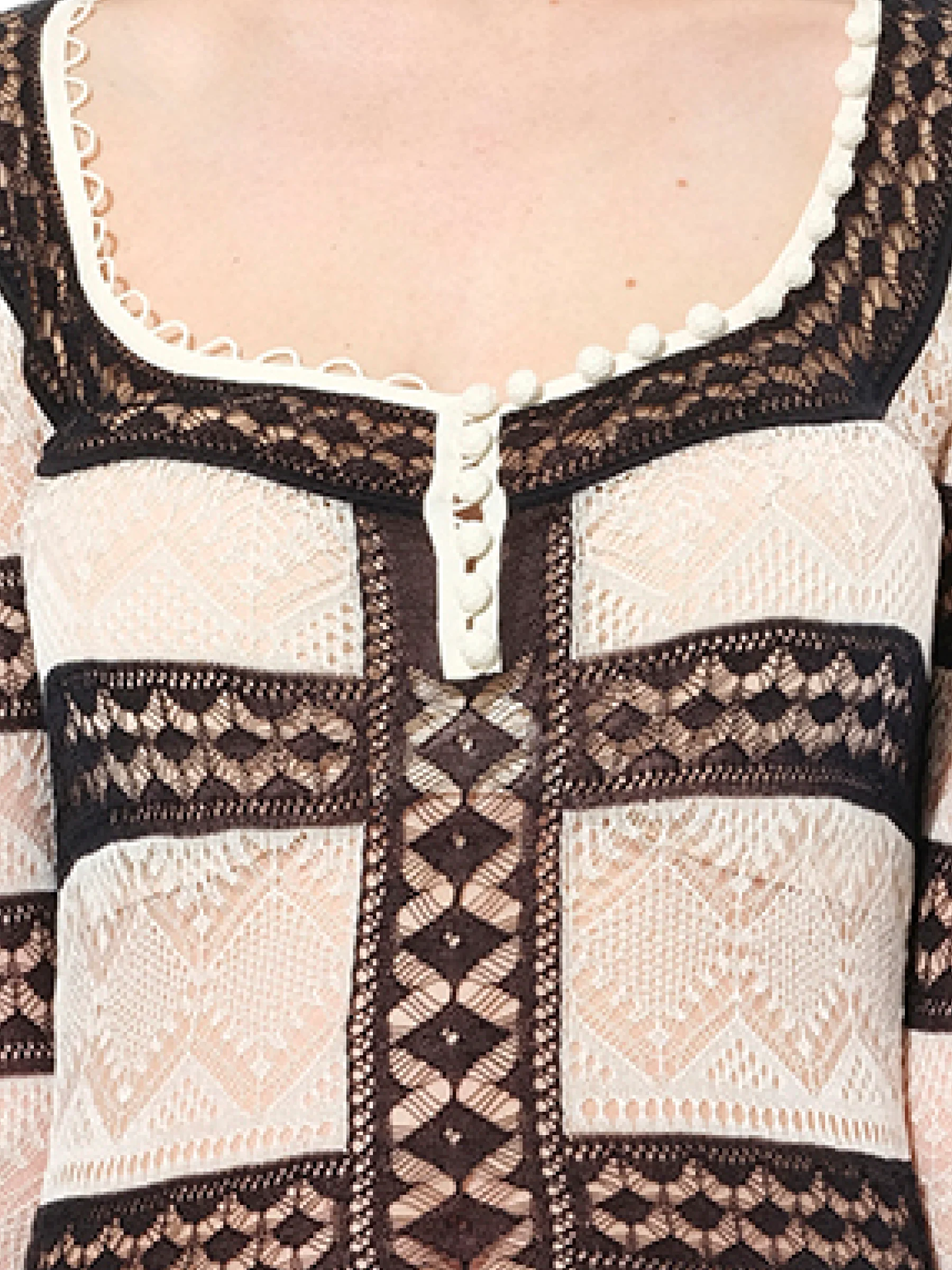 Scoop Neck Long Sleeve in Multicolor - Image 2