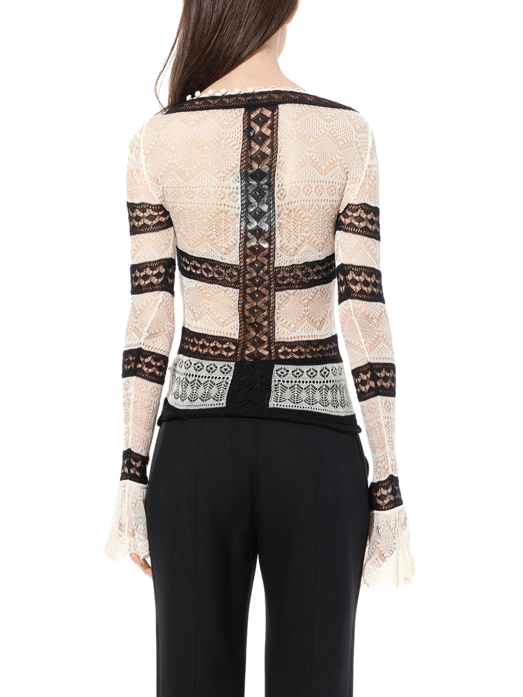 Scoop Neck Long Sleeve in Multicolor - Image 6