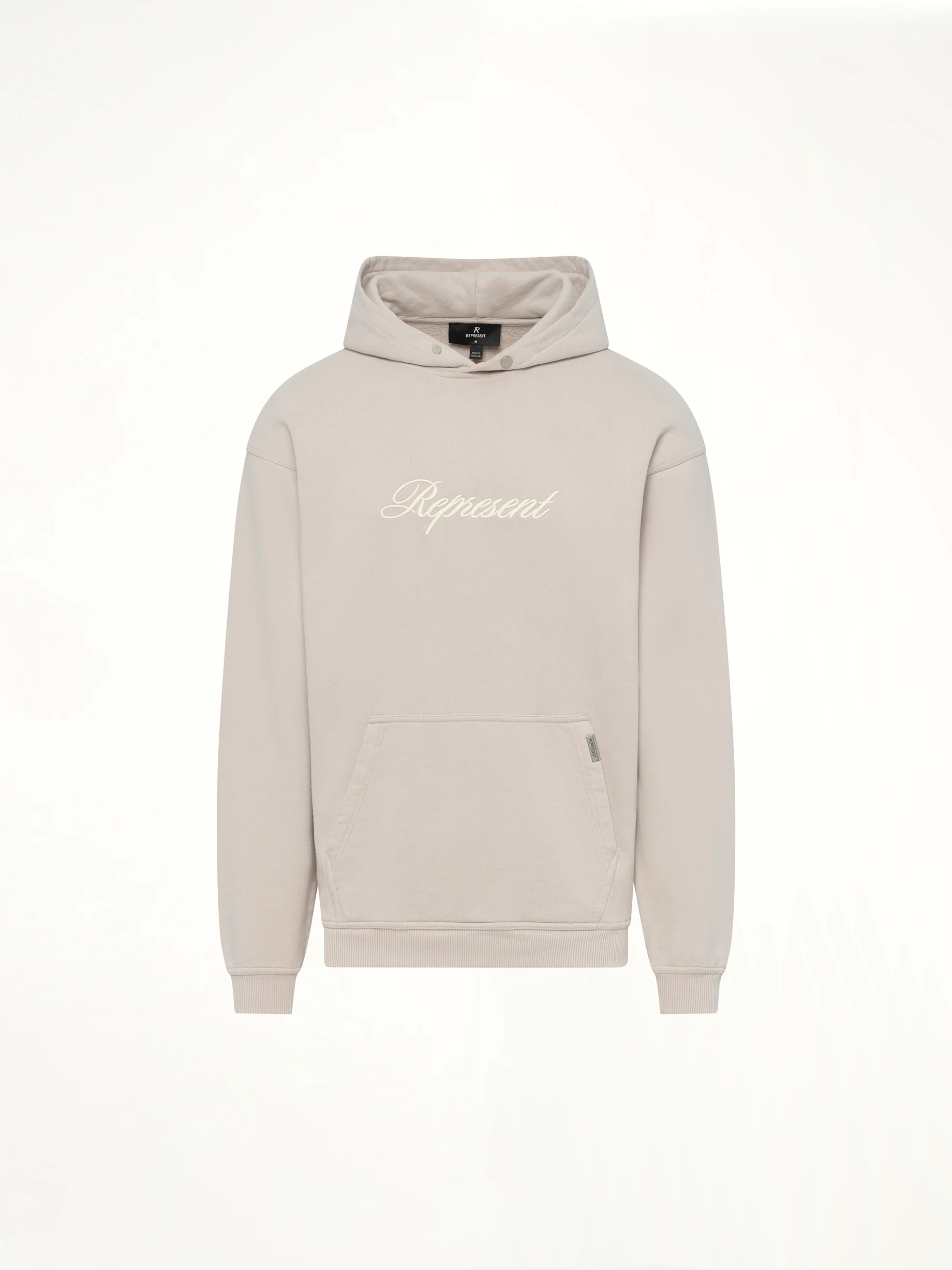 Script Logo Hoodie in Concrete - Image 2