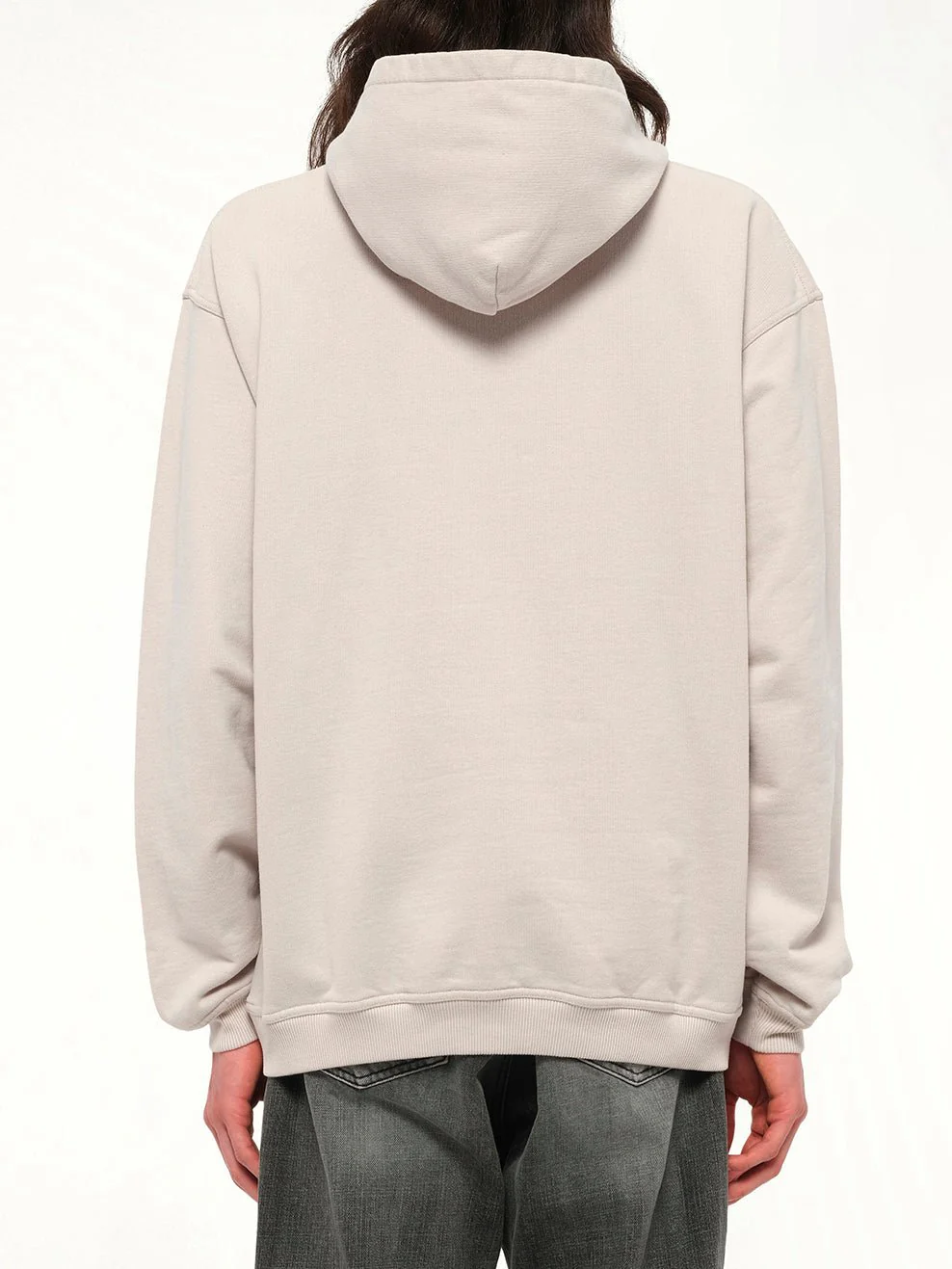 Script Logo Hoodie in Concrete - Image 5