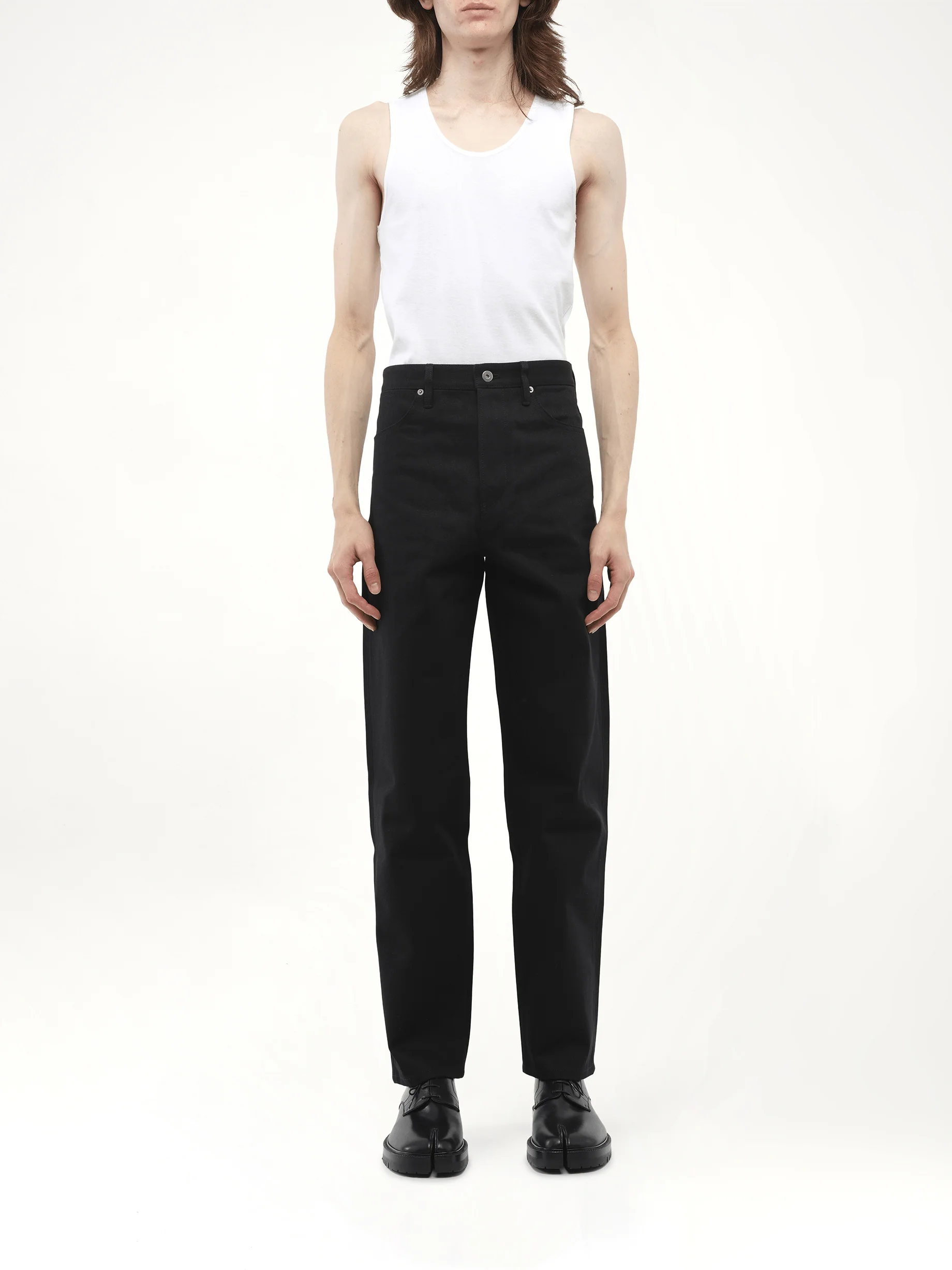 Selvedge Japanse Denim Jeans 03 in Black - Image 4