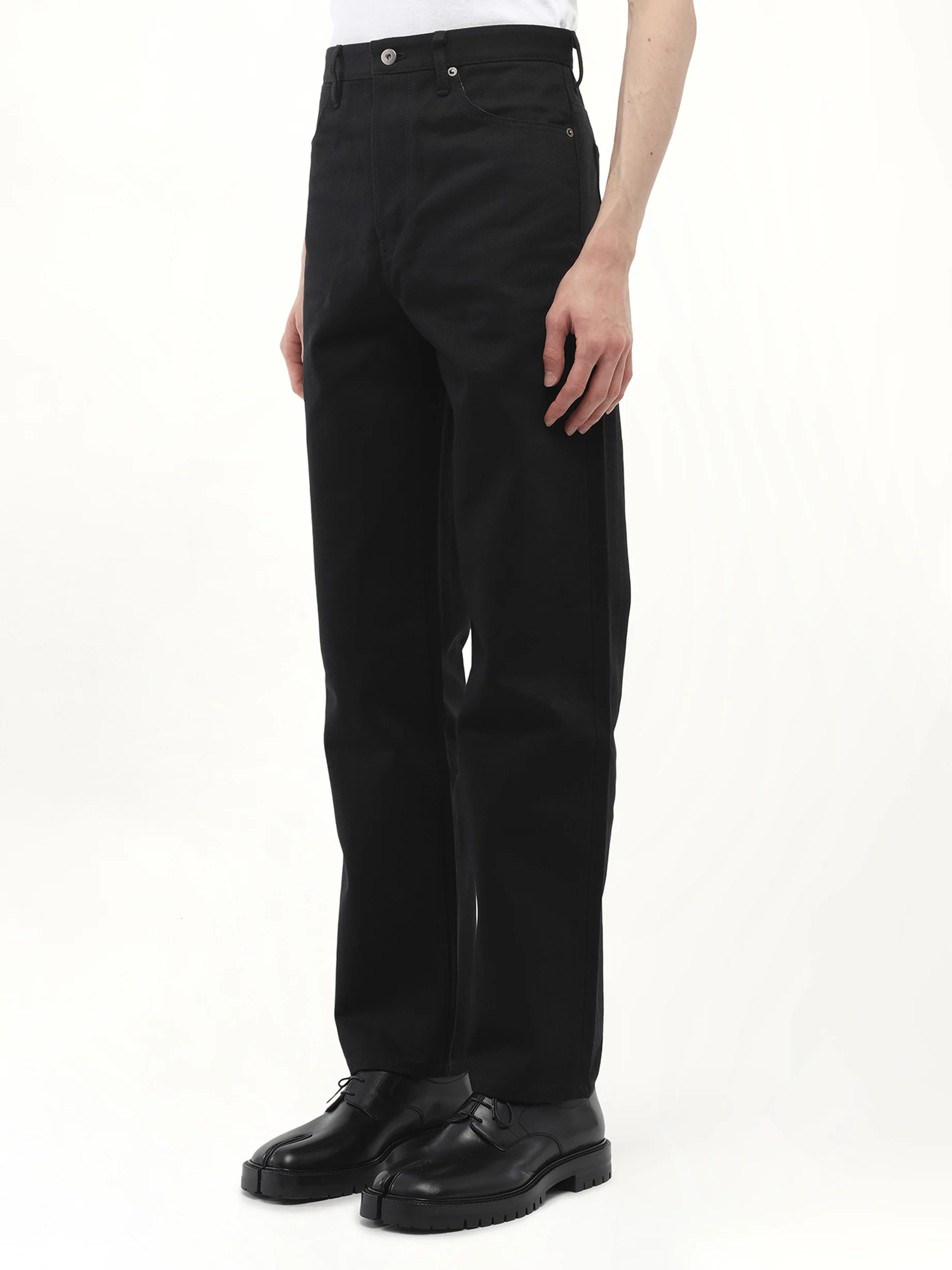 Selvedge Japanse Denim Jeans 03 in Black - Image 5