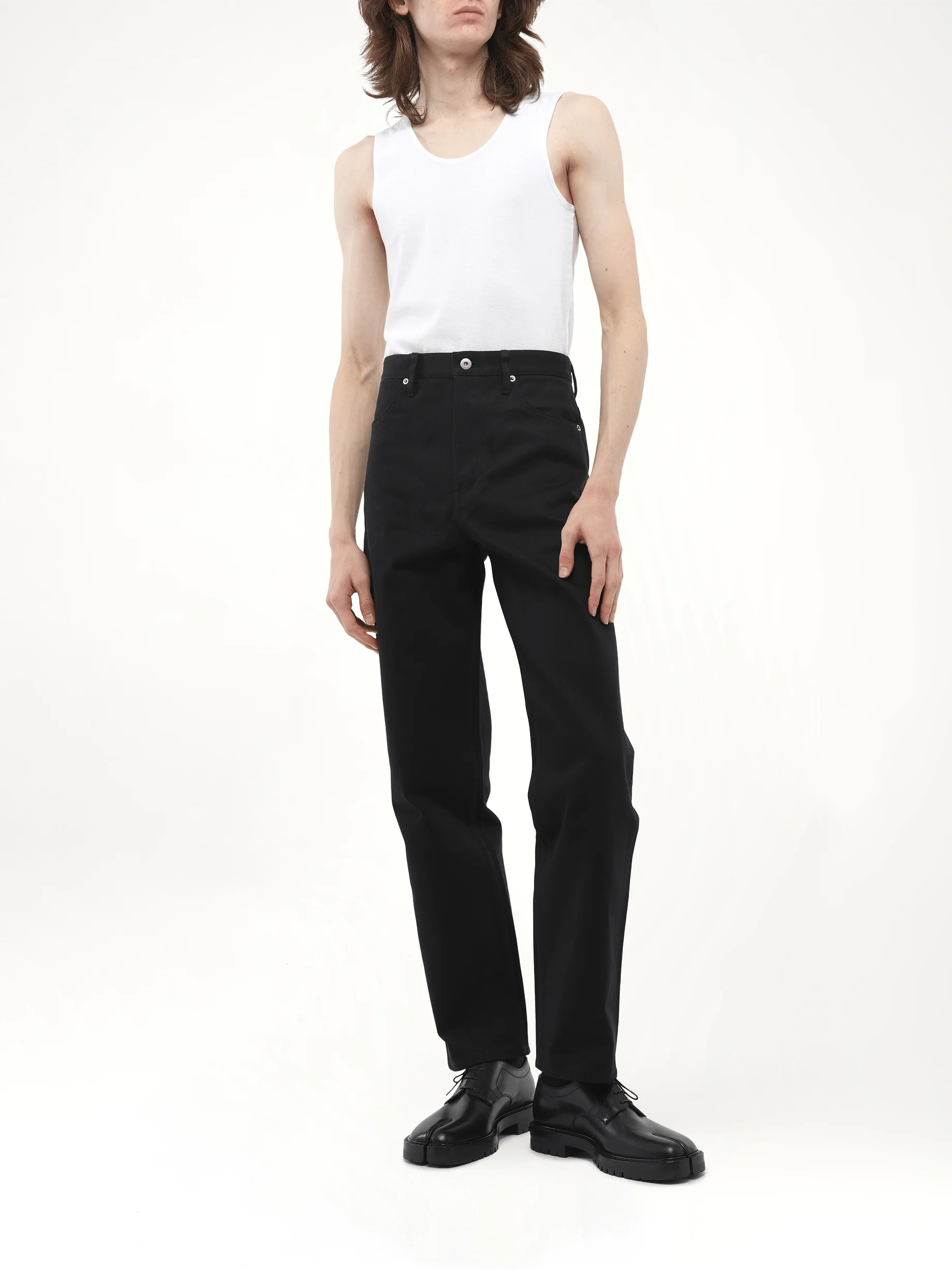 Selvedge Japanse Denim Jeans 03 in Black - Image 7