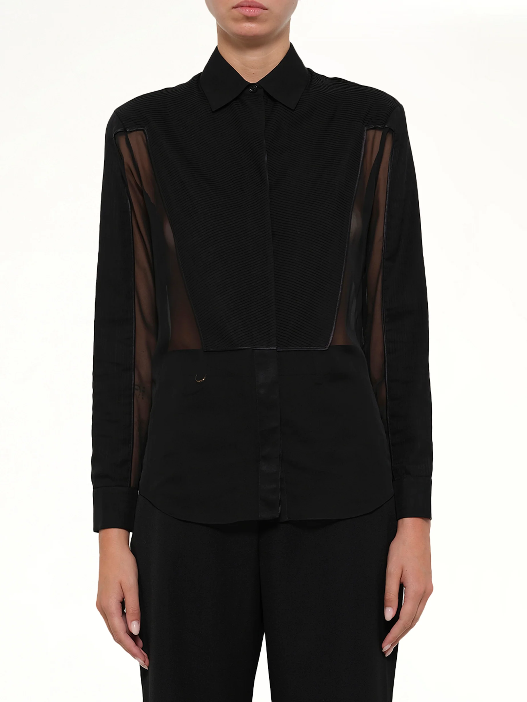 Mesh Shirt in Black