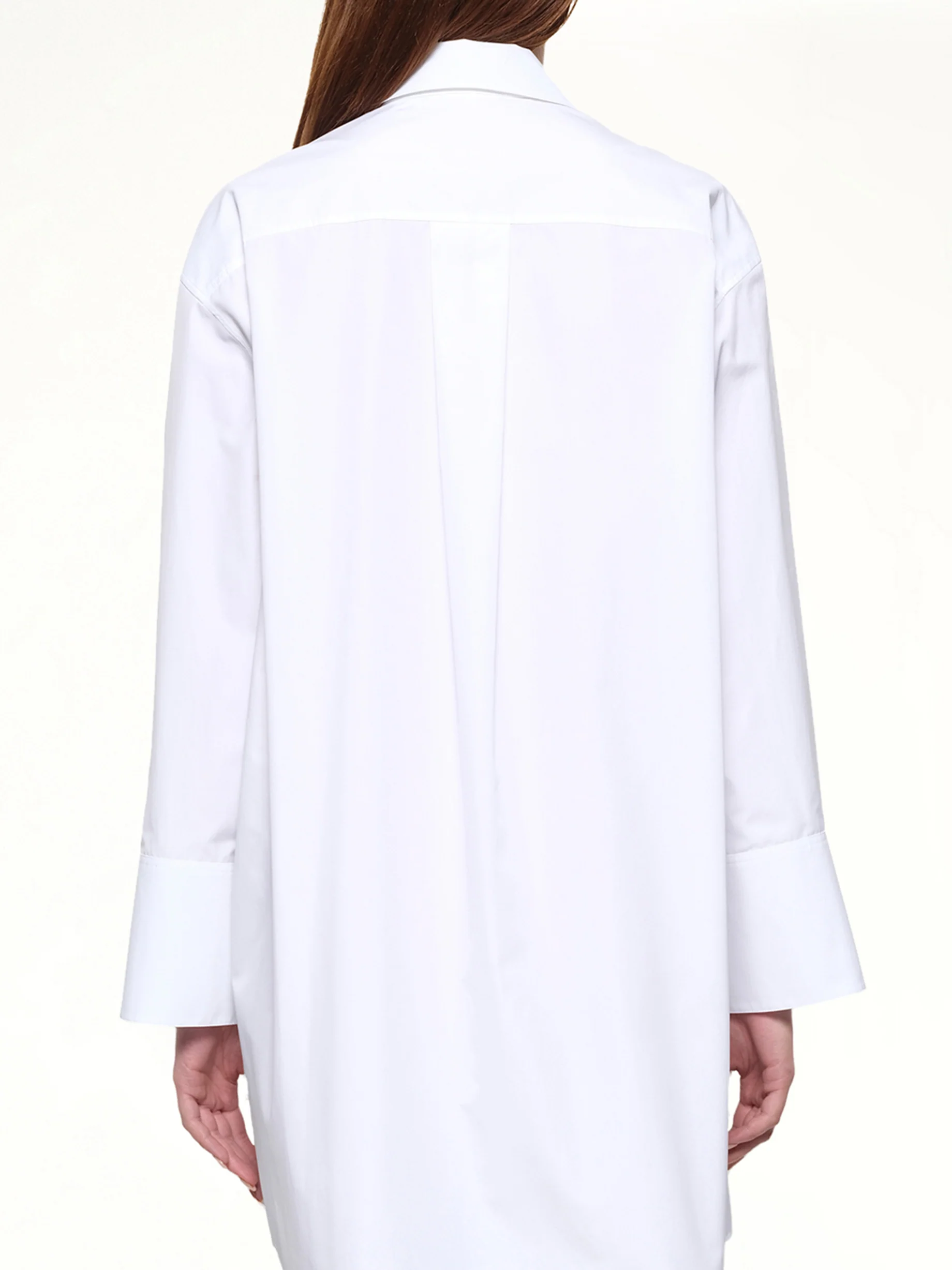 Shirt Dress in White - Image 6