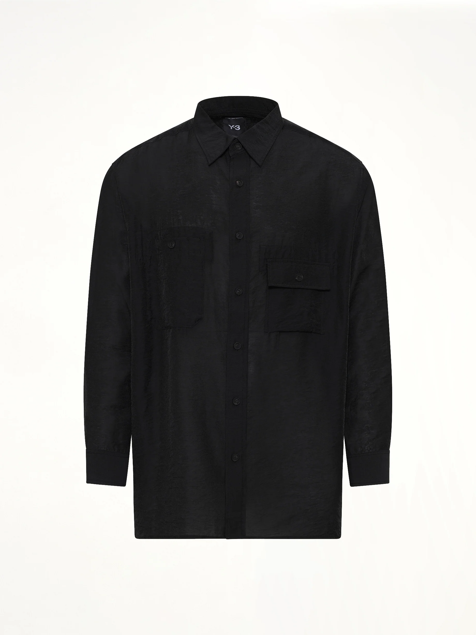 Shirt Longsleeved in Black - Image 2