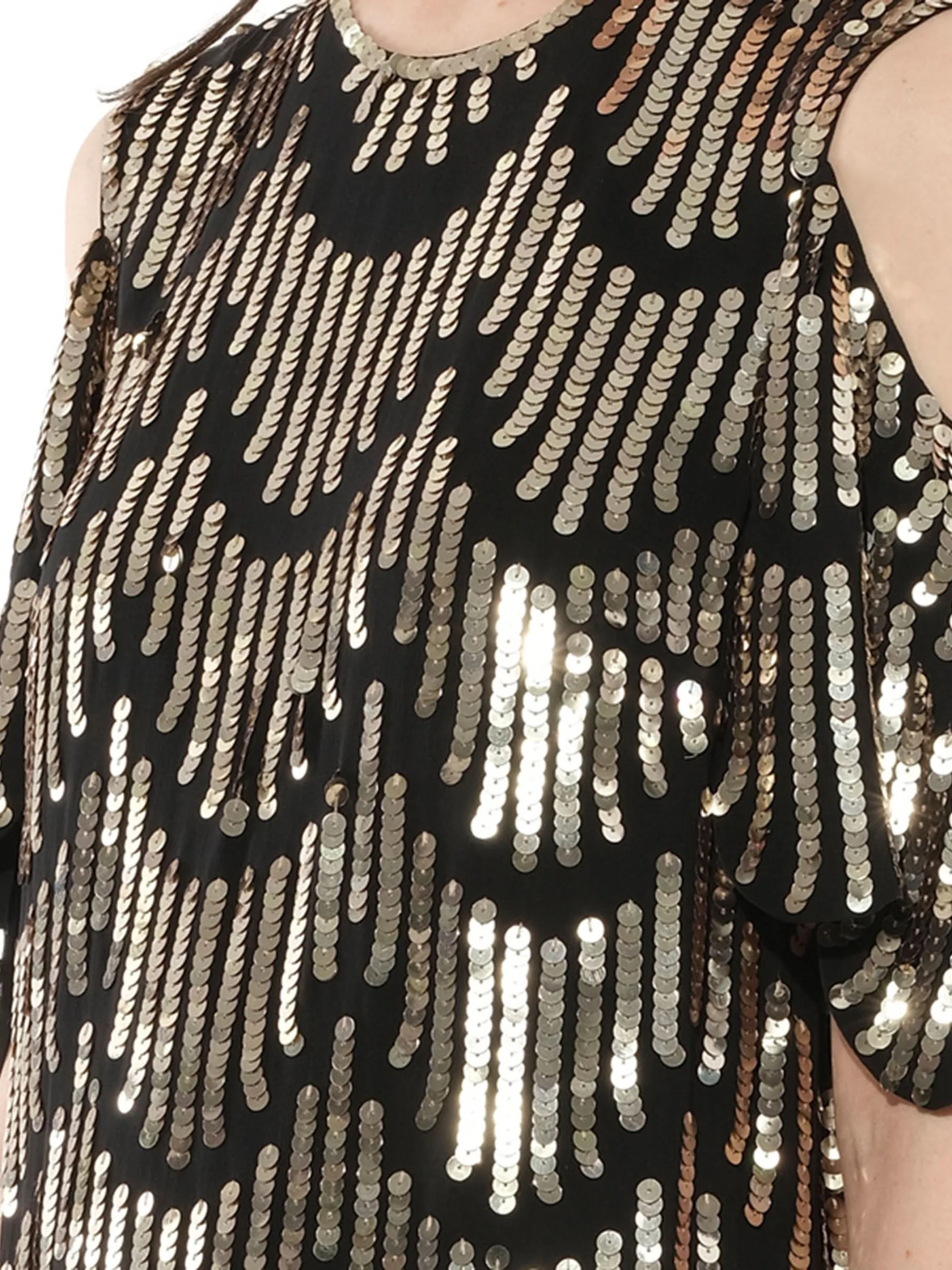 Short Dress in Gold - Image 2