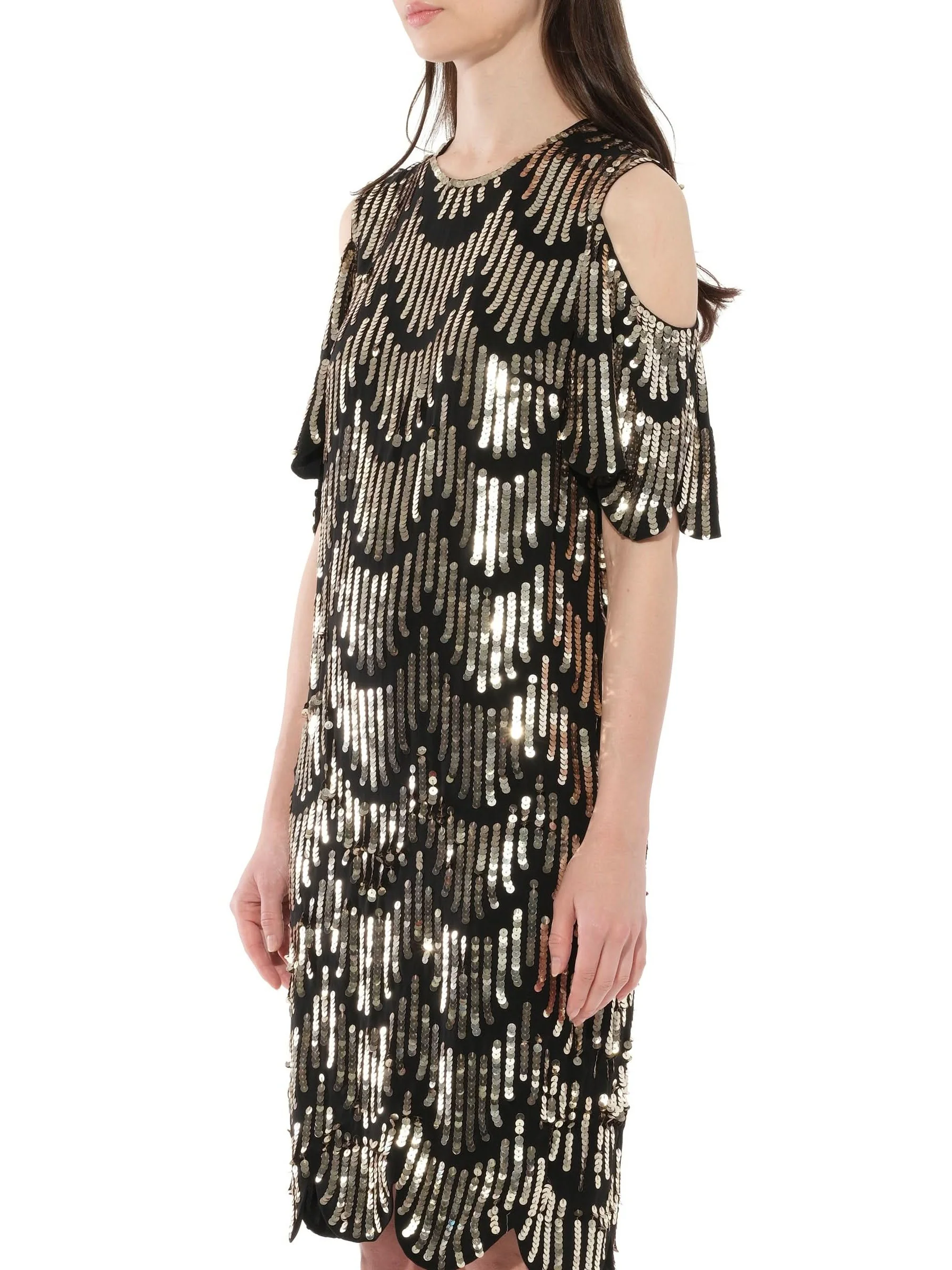 Short Dress in Gold - Image 5